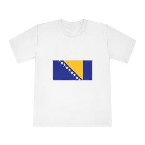 Flag of Bosnia and Herzegovina Unisex Classic Crewneck T Shirt