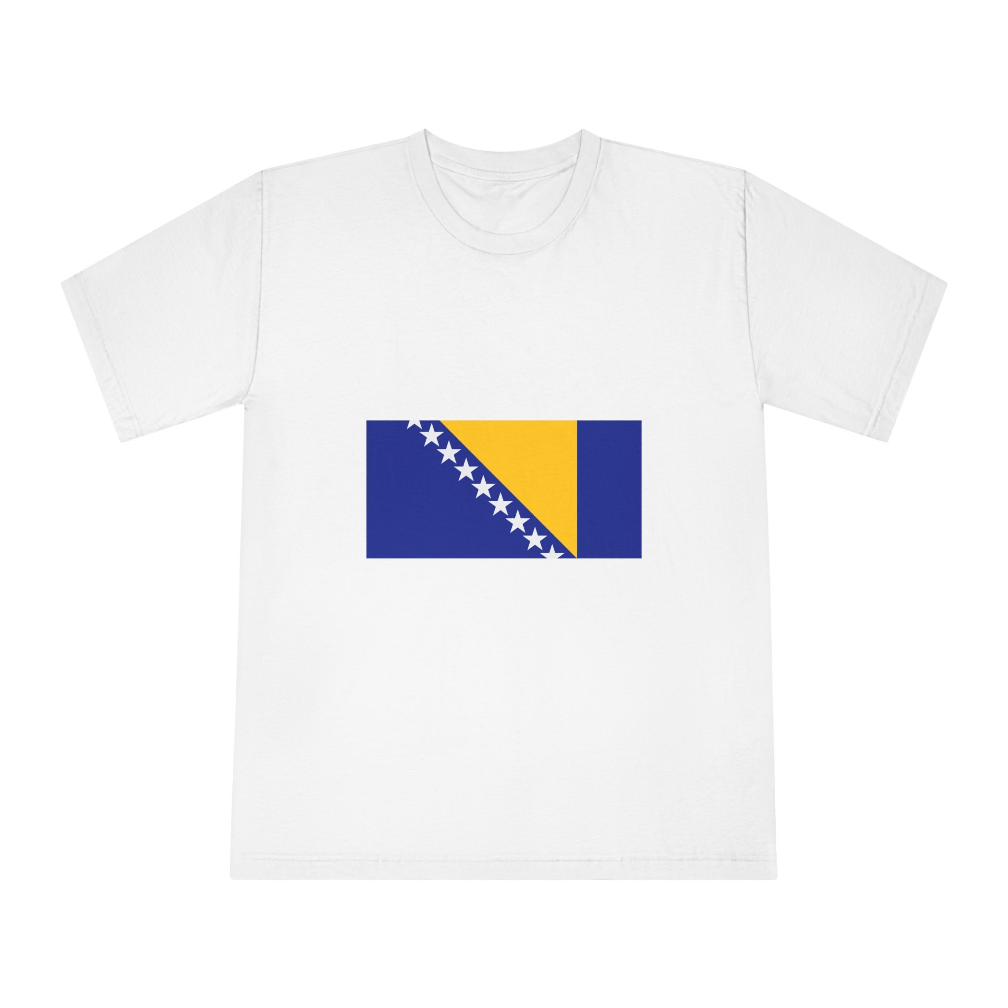 Flag of Bosnia and Herzegovina Unisex Classic Crewneck T Shirt
