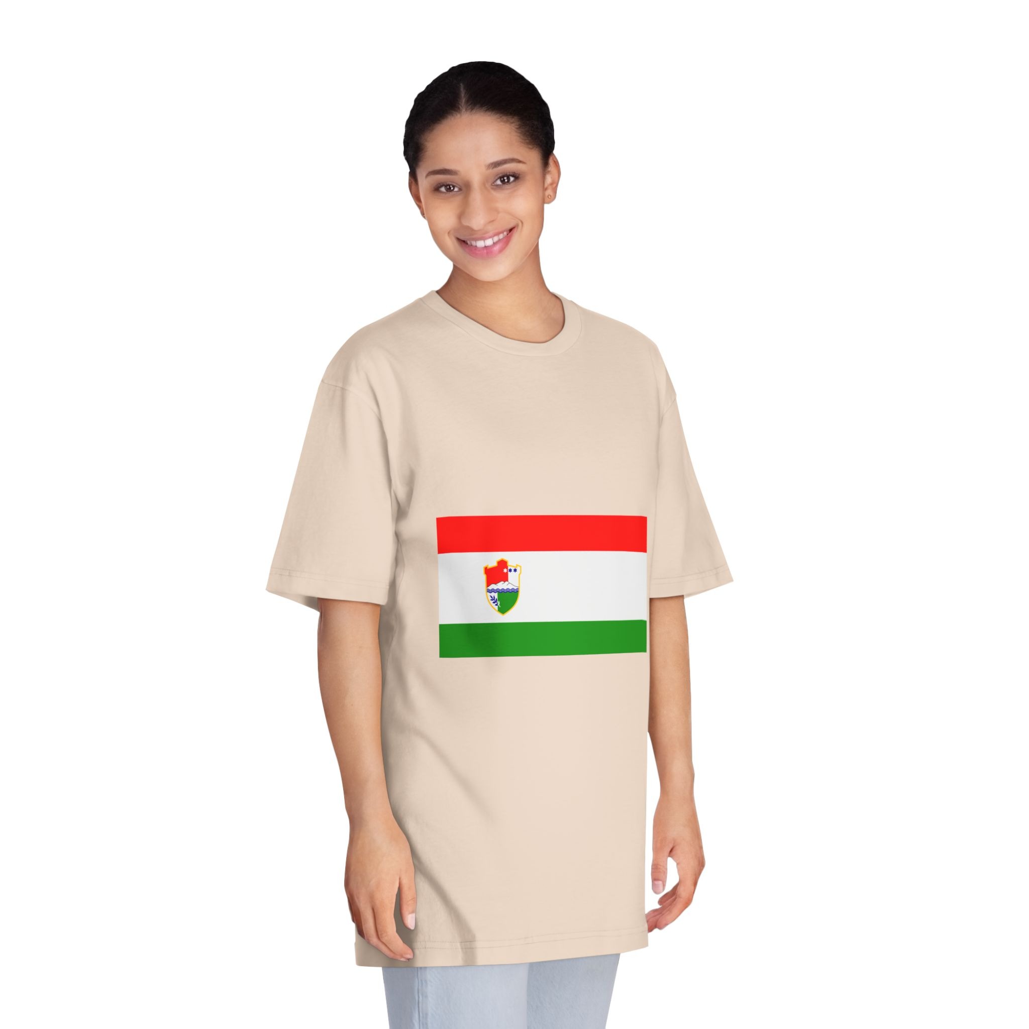 Flag of Central Bosnia Unisex Classic Crewneck T Shirt - Image 11
