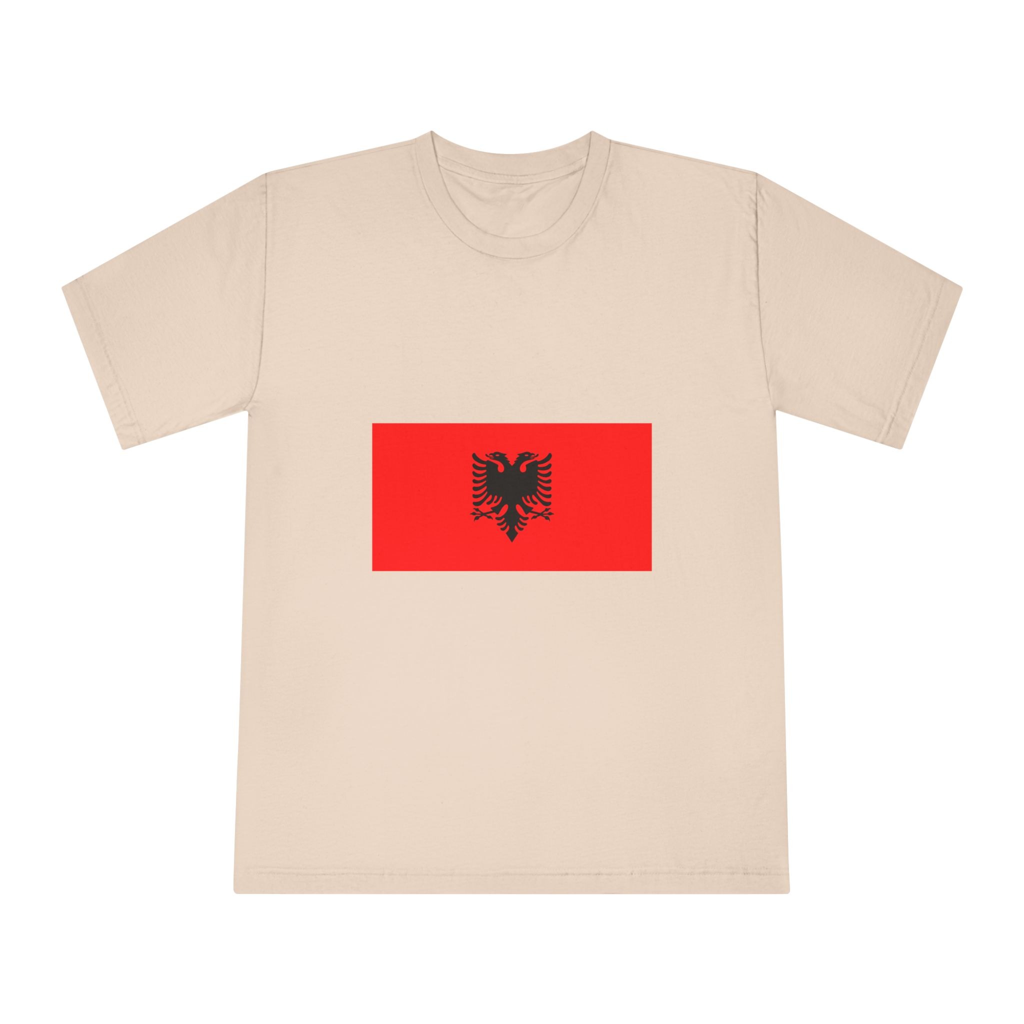 Albanian Flag Unisex Classic Crewneck T Shirt - Image 9