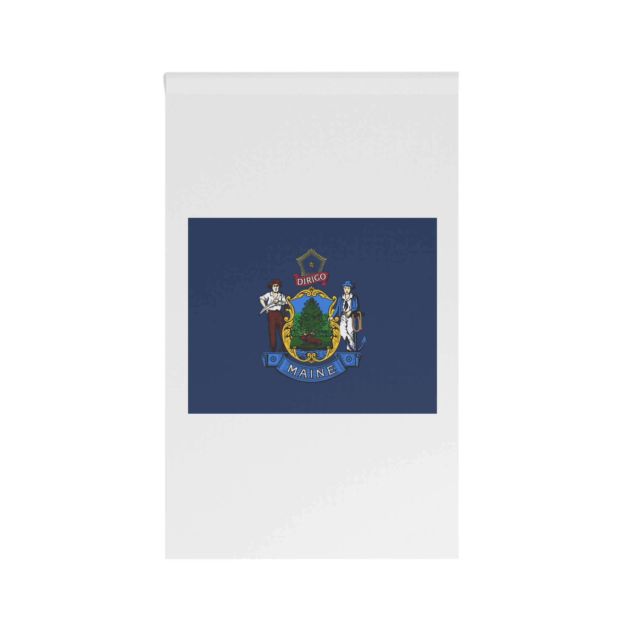 Flag of the State of Maine House Banner
