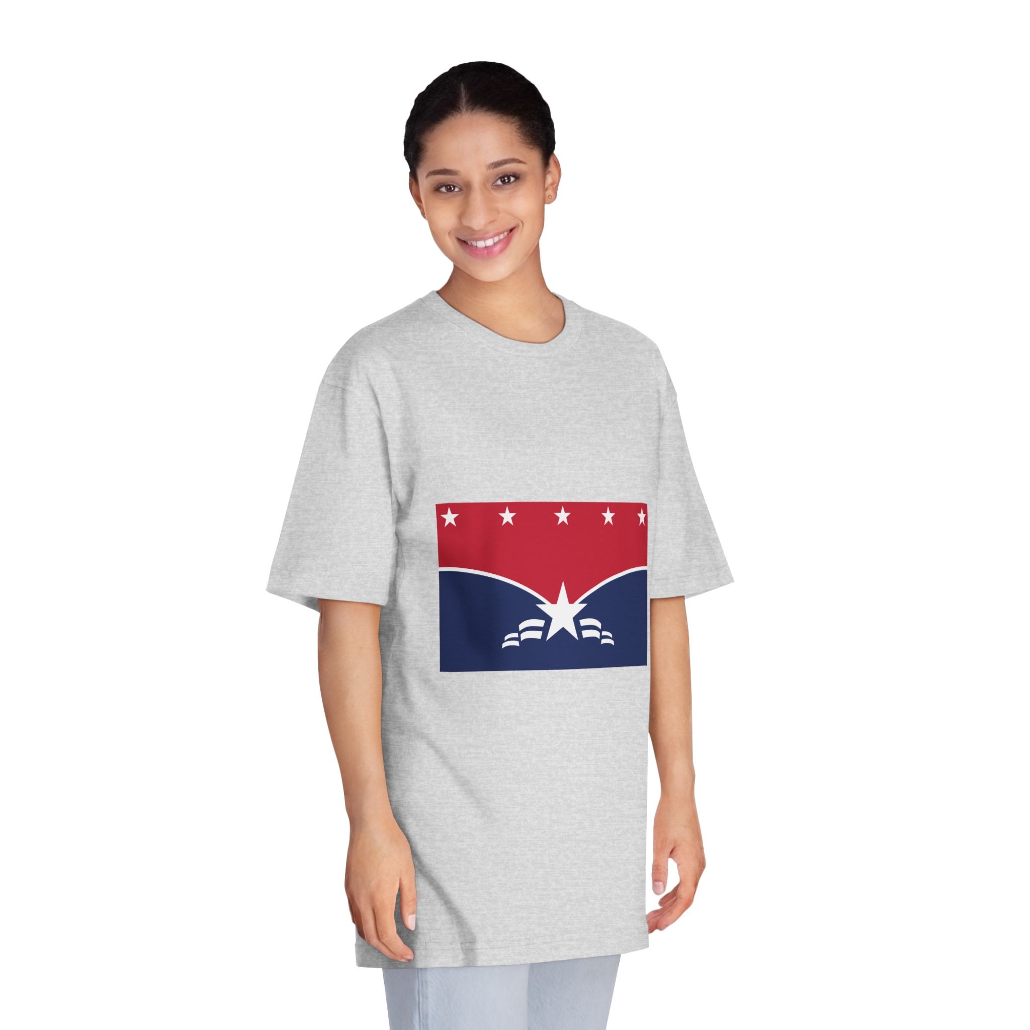 Flag of Lawrence, Indiana Unisex Classic Crewneck T Shirt - Image 15