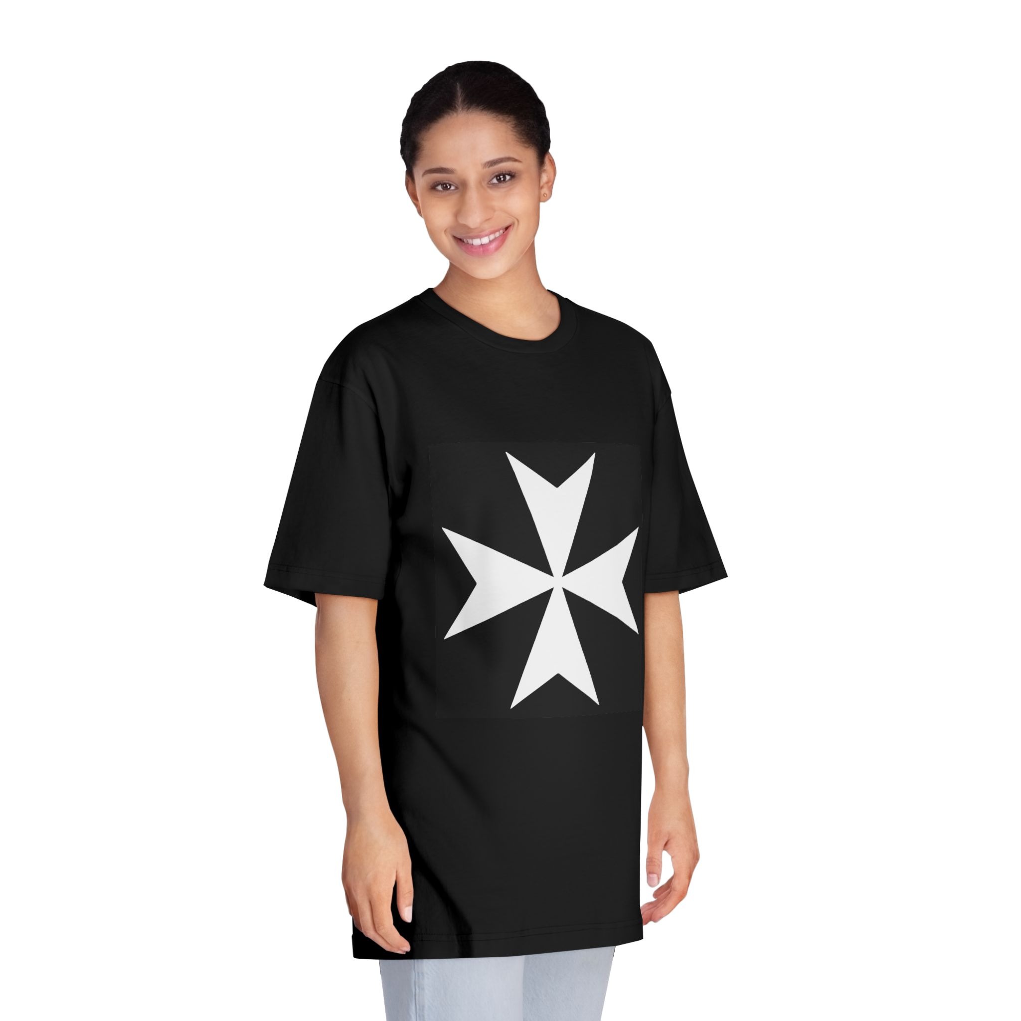 Cross of the Knights Hospitaller Unisex Classic Crewneck T Shirt - Image 7