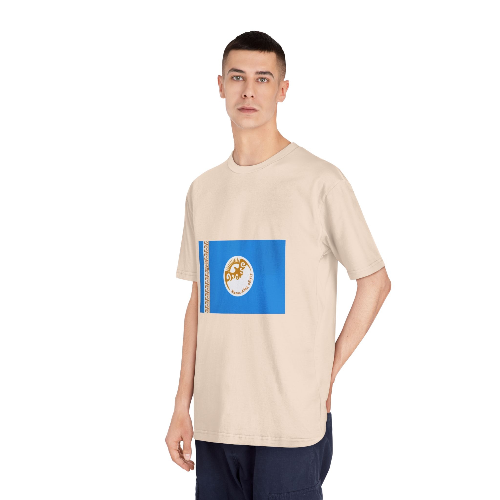 Flag of Jalal Abad Region Unisex Classic Crewneck T Shirt - Image 12