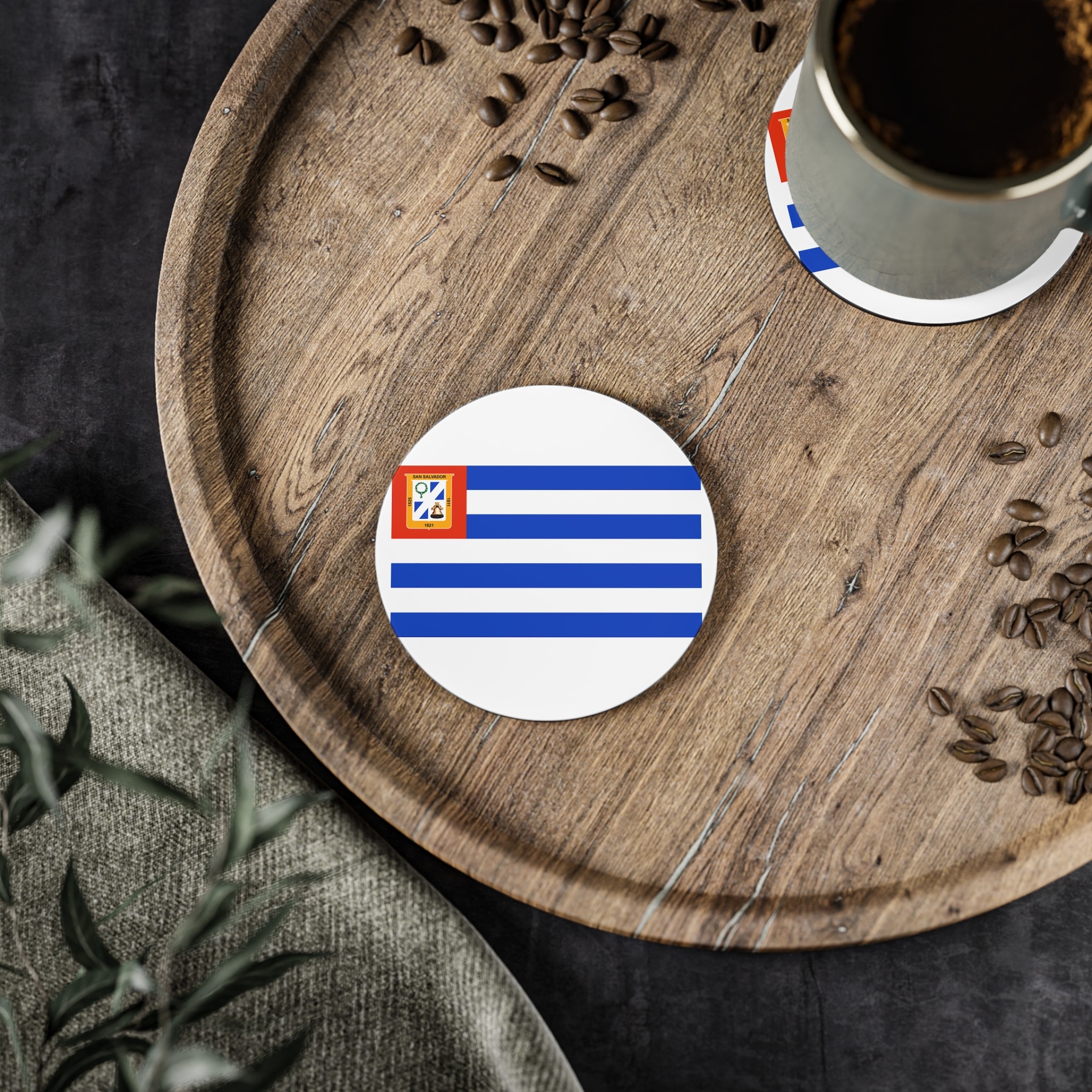 San Salvador Flag Coasters - Image 2