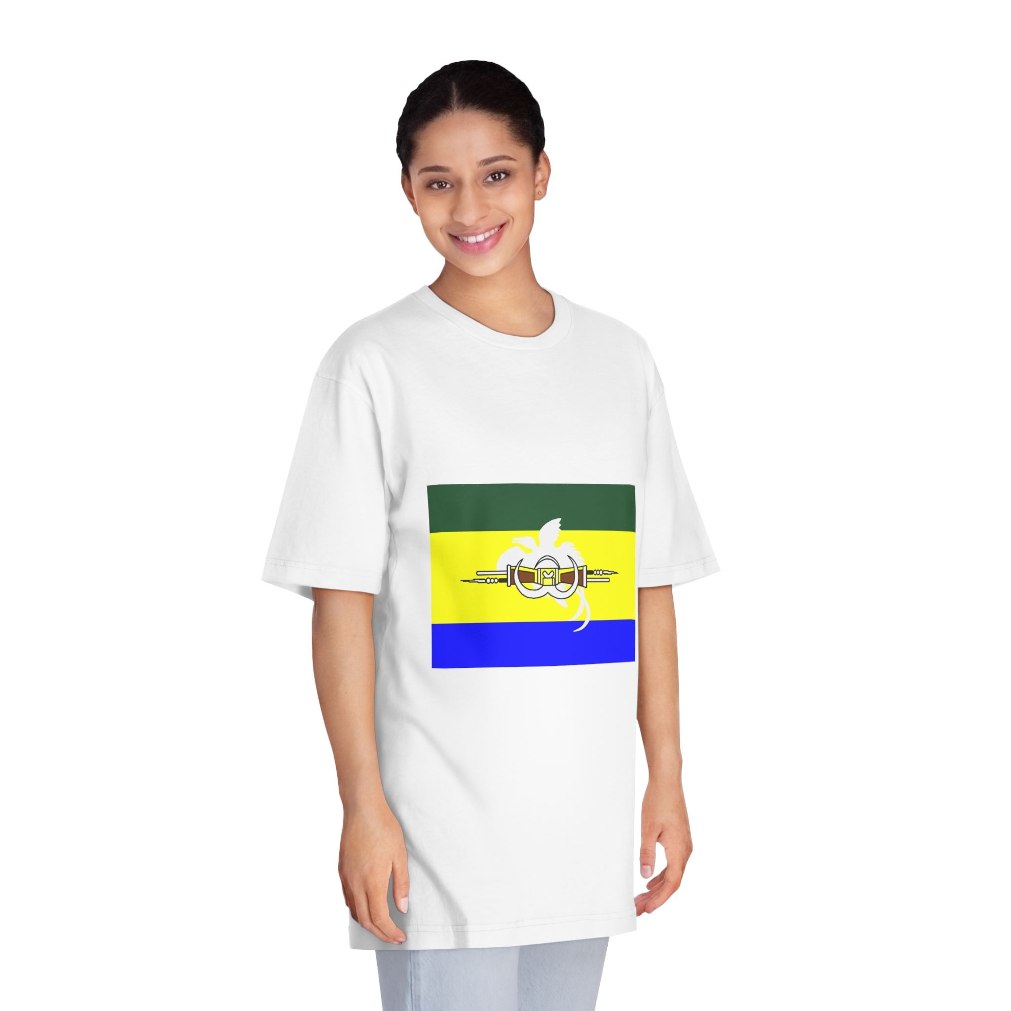 Px Flag of Morobe Unisex Classic Crewneck T Shirt - Image 3