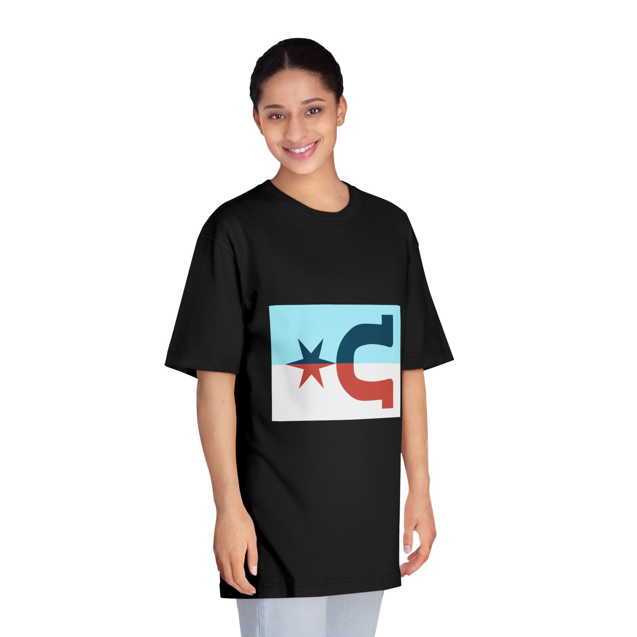 Flag of Caldwell, Kansas Unisex Classic Crewneck T Shirt - Image 7