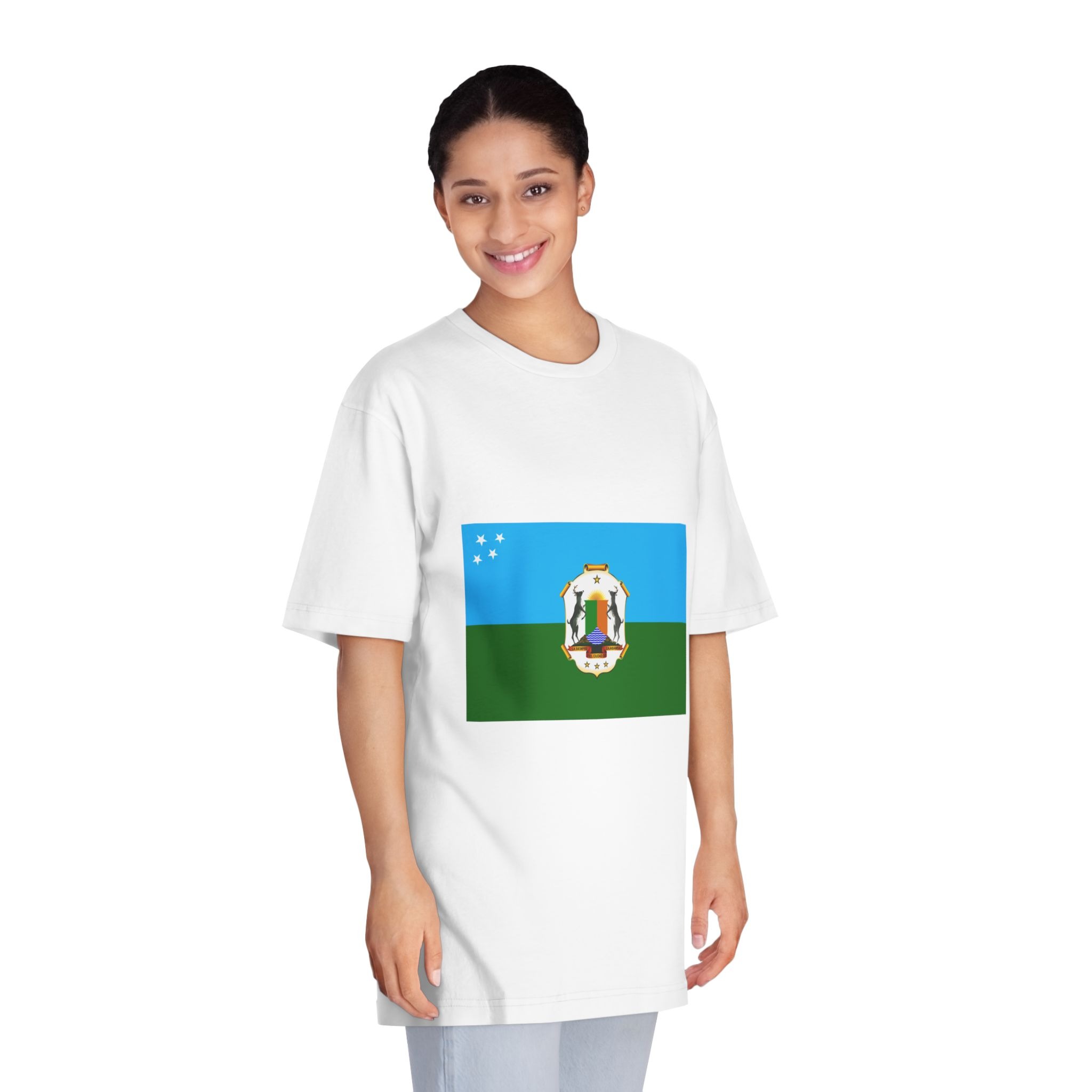 Bandera de Cajabamba Unisex Classic Crewneck T Shirt - Image 3