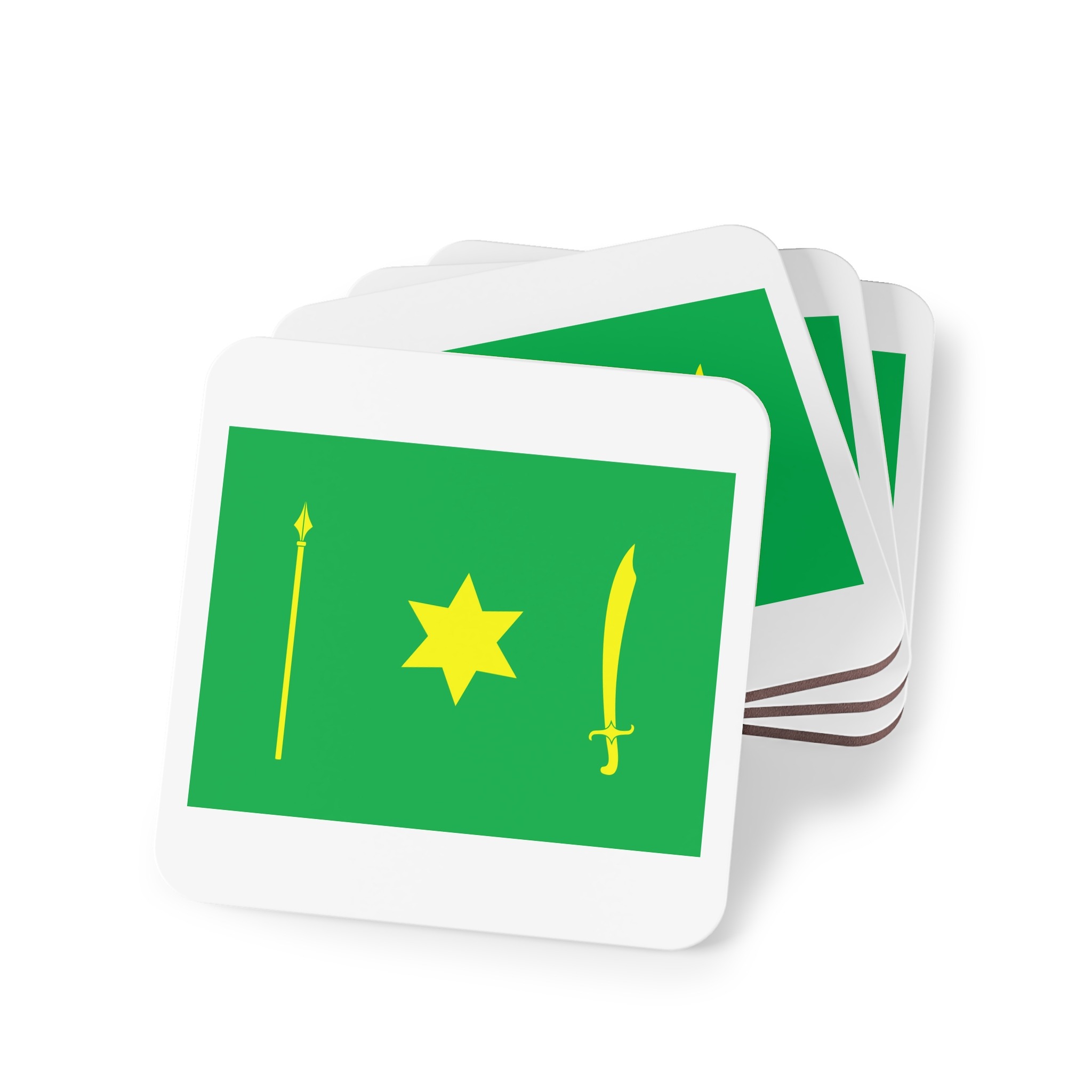 The Flag of Novgorod Siverskyi Coasters - Image 7