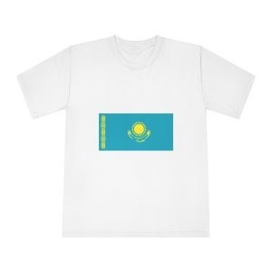 Flag of Kazakhstan Unisex Classic Crewneck T Shirt