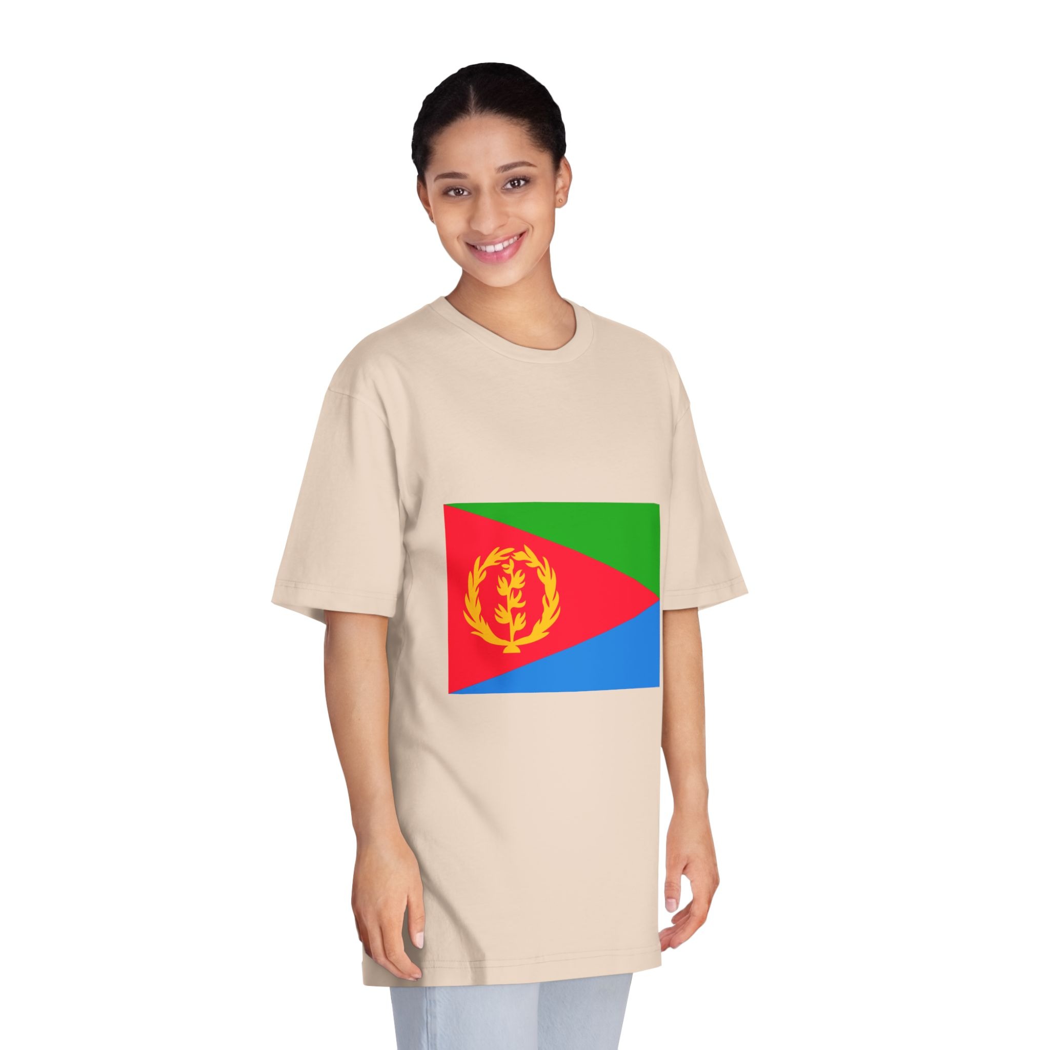 Flag of Eritrea 1993 1995 Unisex Classic Crewneck T Shirt - Image 11