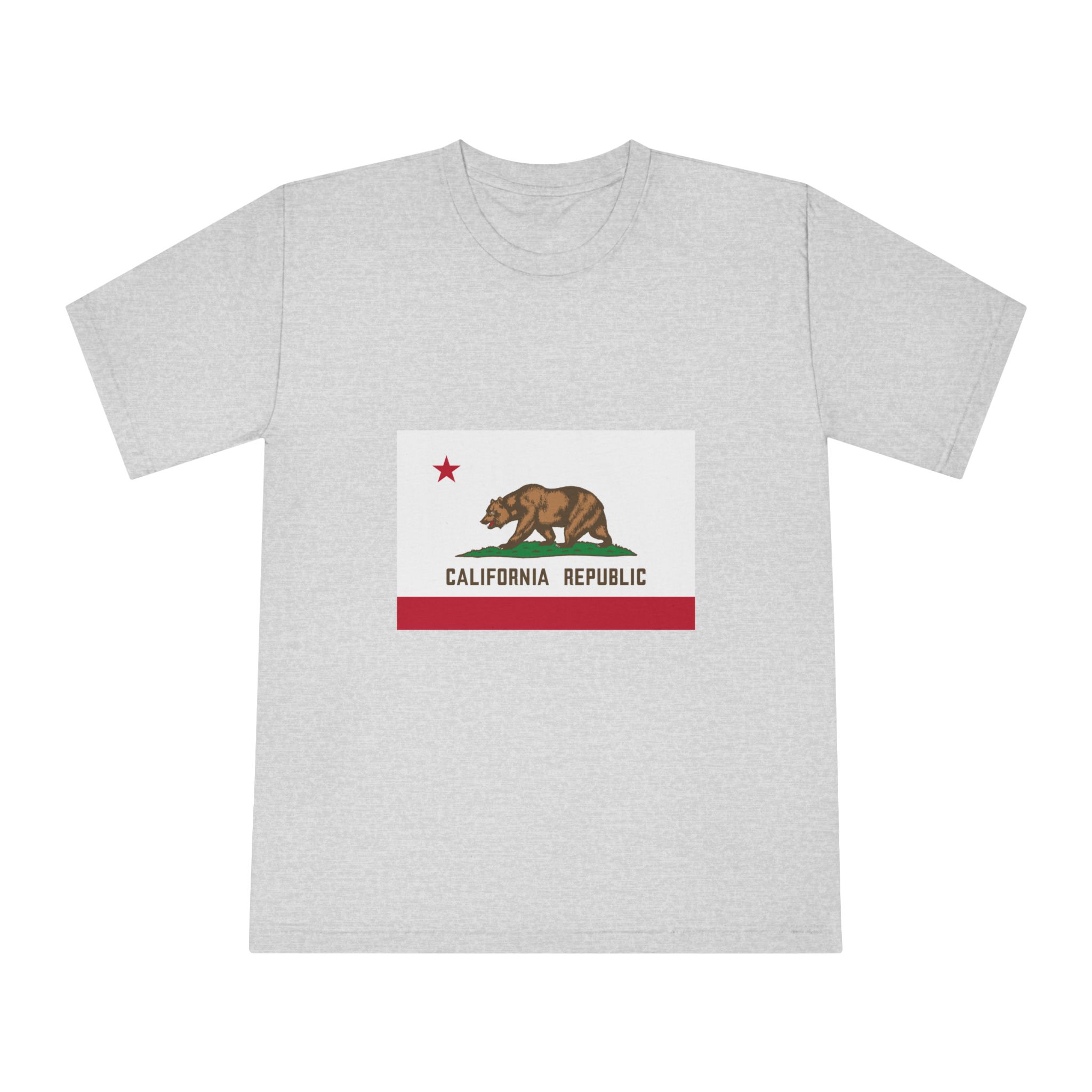 Flag of California Unisex Classic Crewneck T Shirt - Image 13