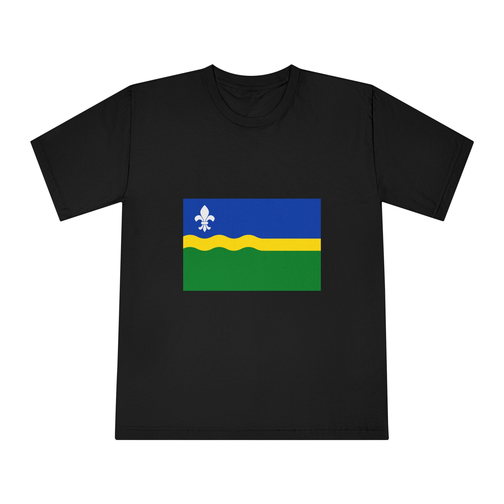 Flag of Flevoland Unisex Classic Crewneck T Shirt - Image 5