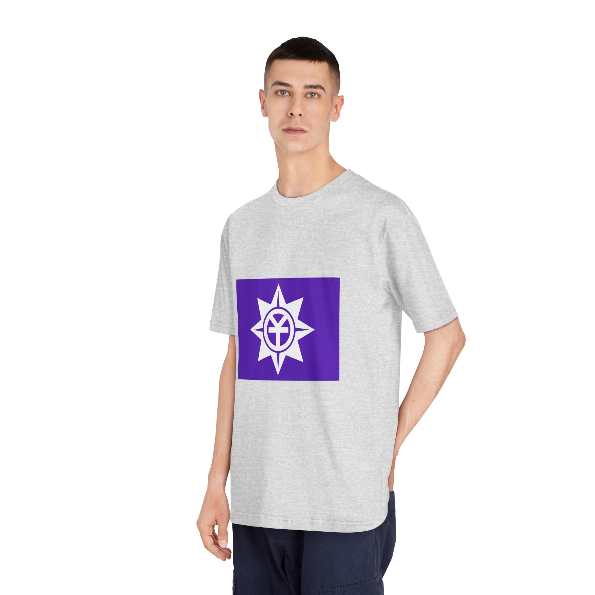 Flag of Okayama Okayama Unisex Classic Crewneck T Shirt - Image 16