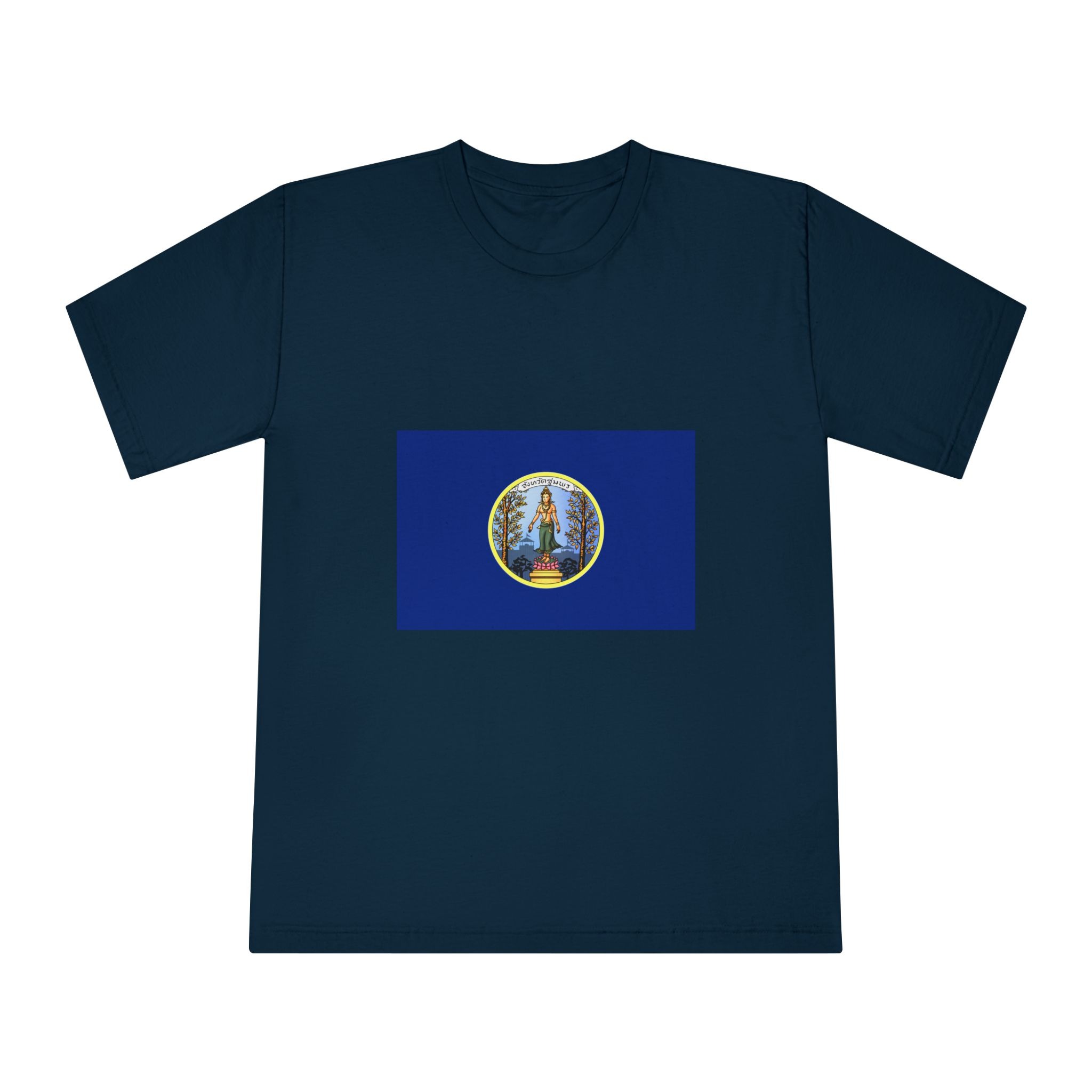 Flag Chomphon Province Unisex Classic Crewneck T Shirt - Image 17