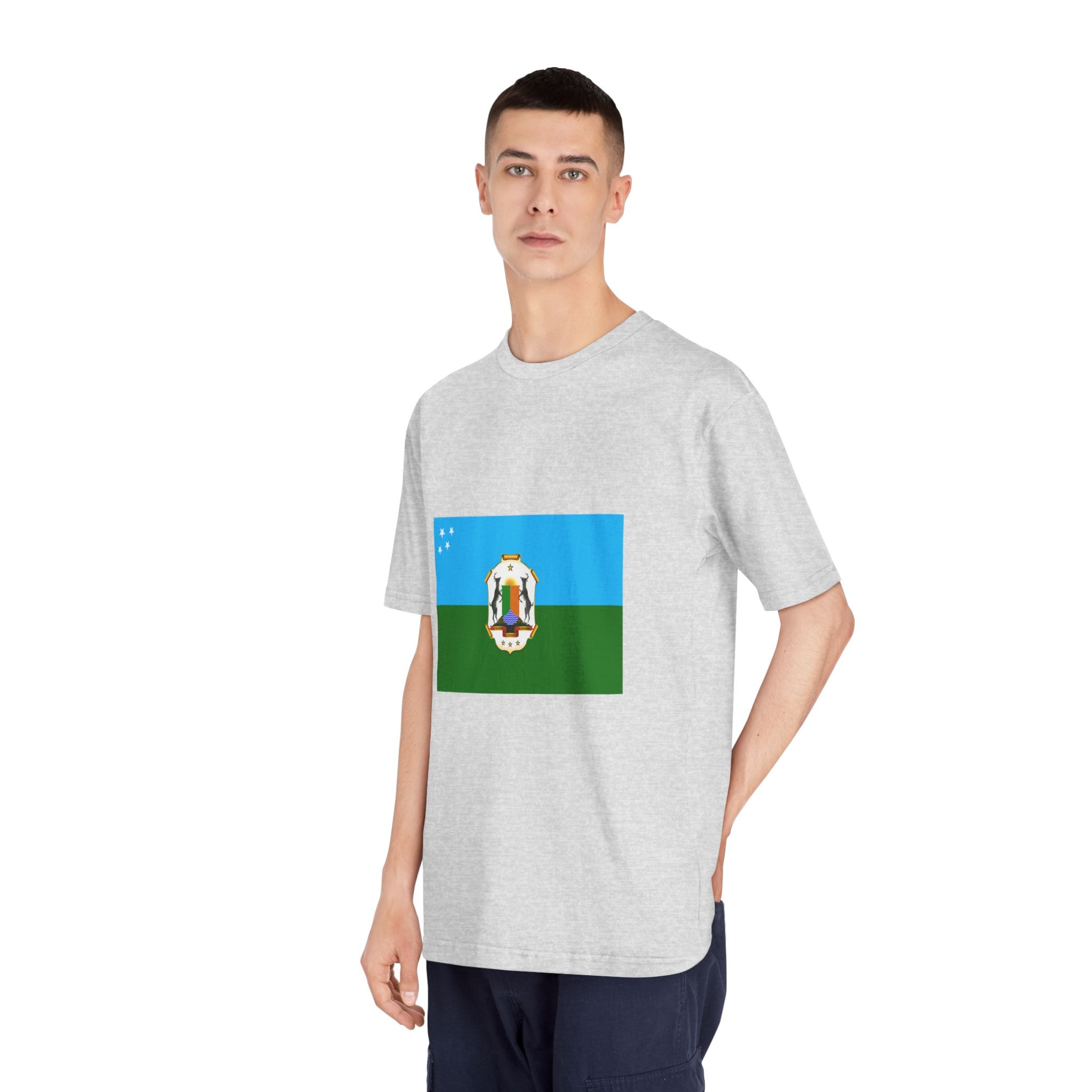 Bandera de Cajabamba Unisex Classic Crewneck T Shirt - Image 16