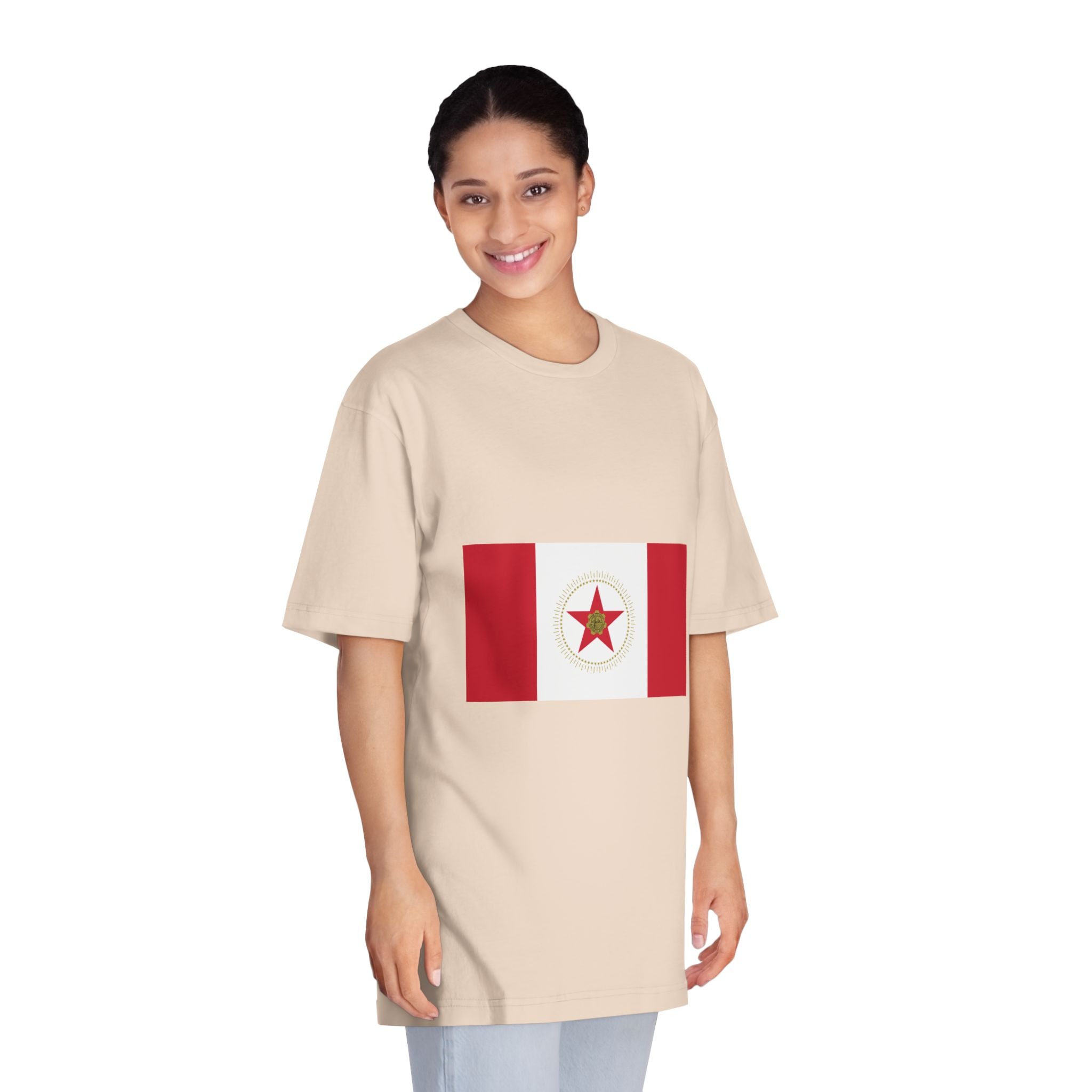 Flag of Birmingham, Alabama Unisex Classic Crewneck T Shirt - Image 11