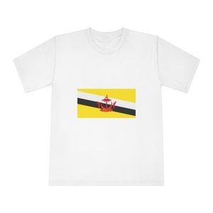 Flag of Brunei Unisex Classic Crewneck T Shirt