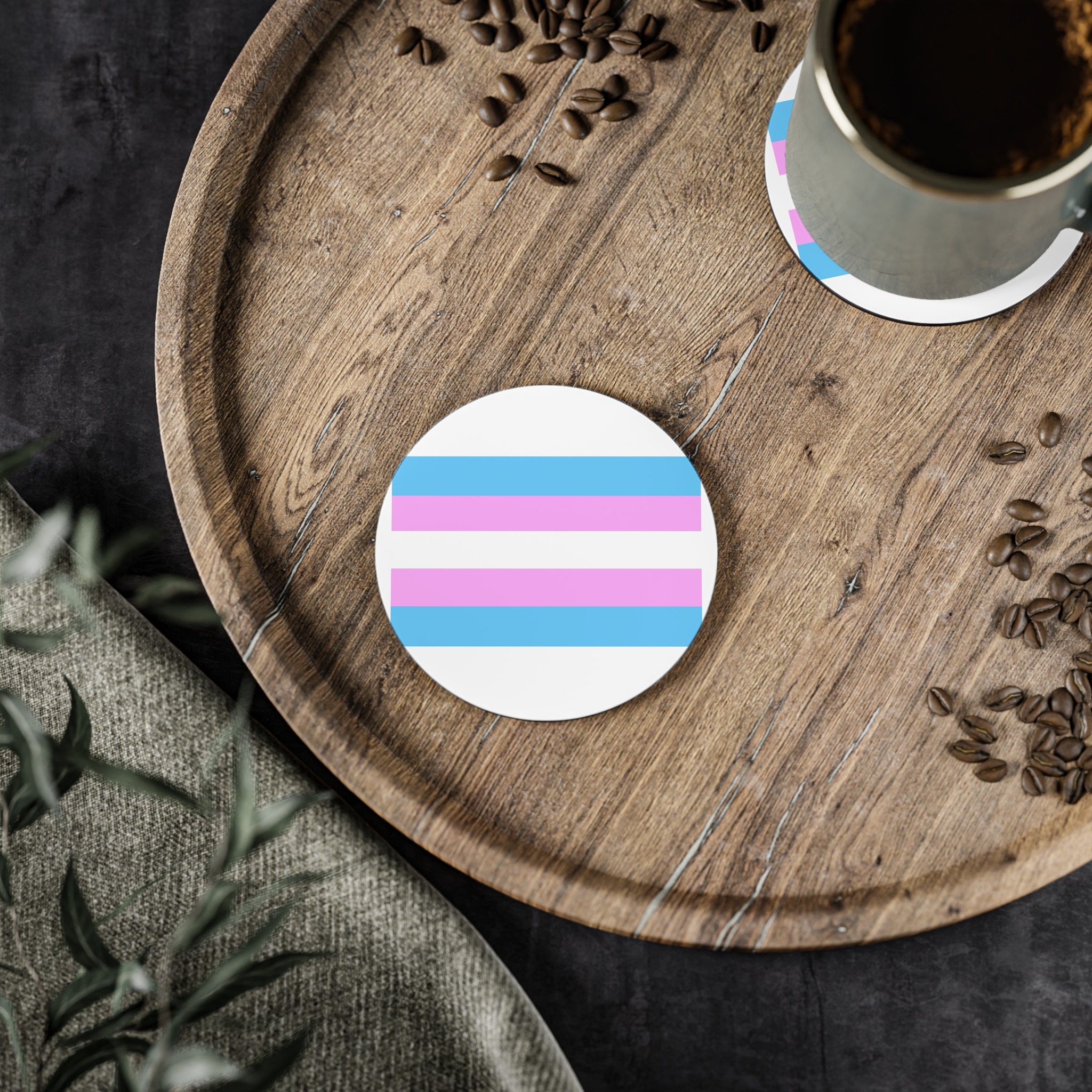 Transexual Flag Coasters - Image 2