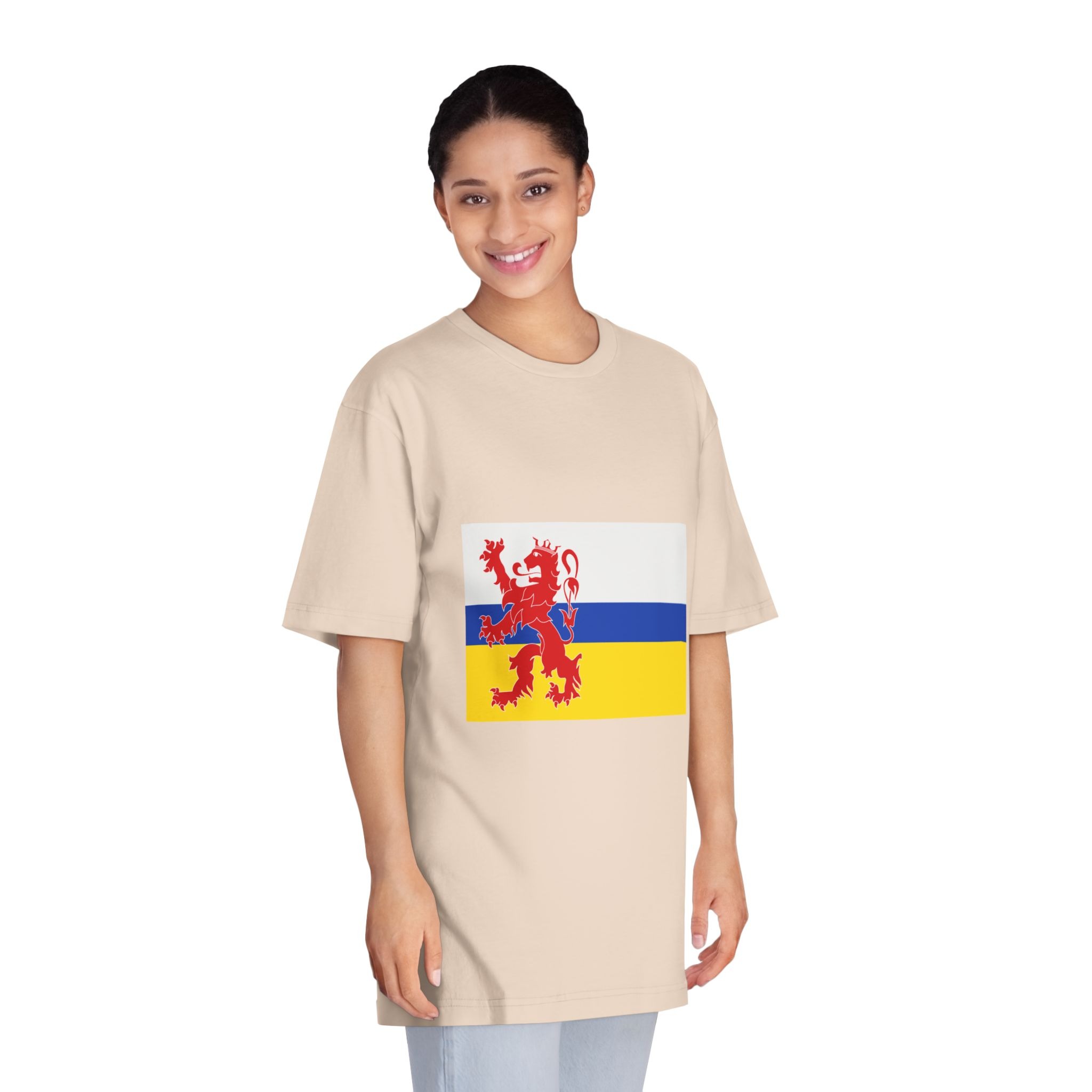 Flag of Limburg (netherlands) Unisex Classic Crewneck T Shirt - Image 11