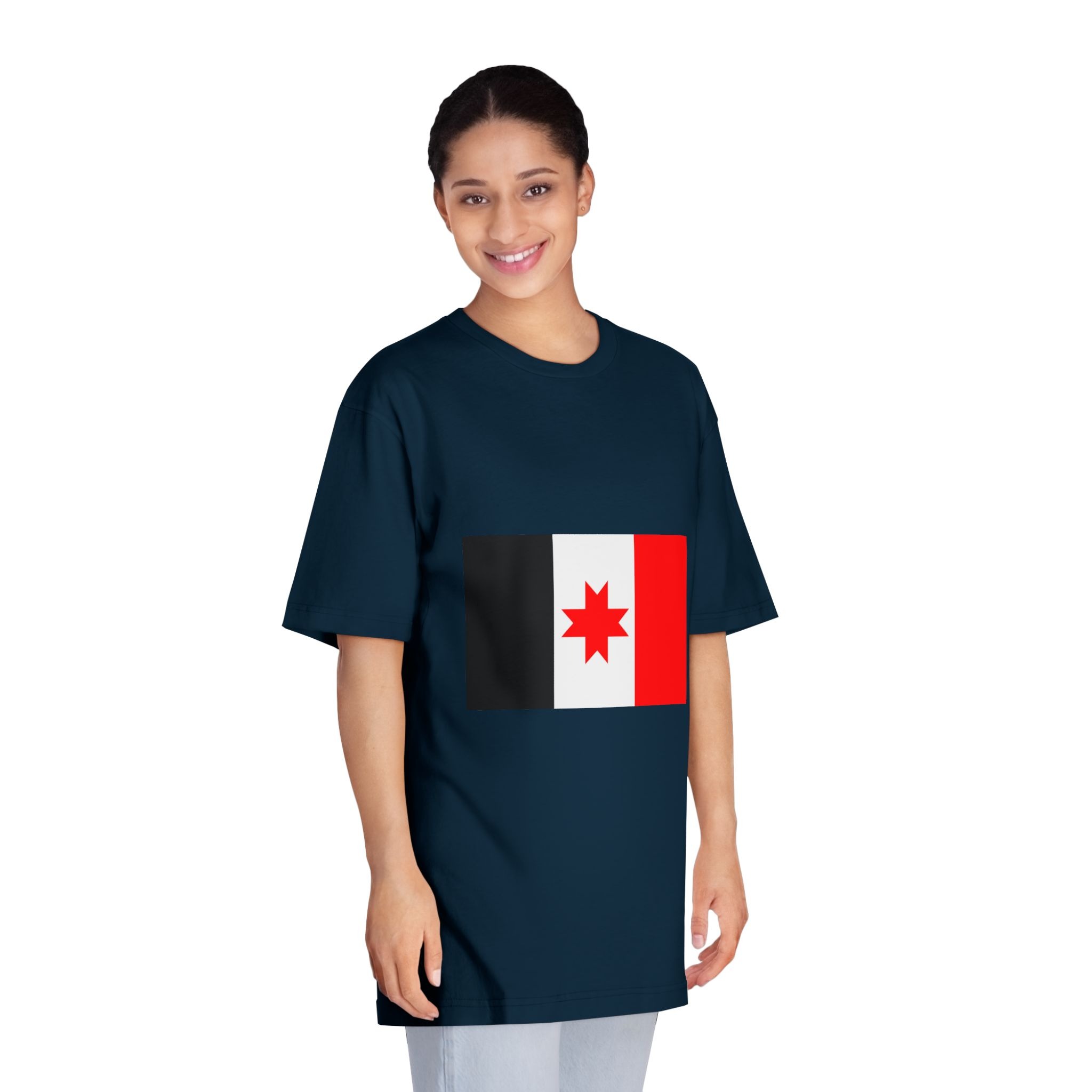 Flag of Udmurtia Unisex Classic Crewneck T Shirt - Image 19