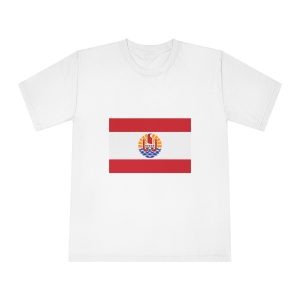 Flag of French Polynesia Unisex Classic Crewneck T Shirt
