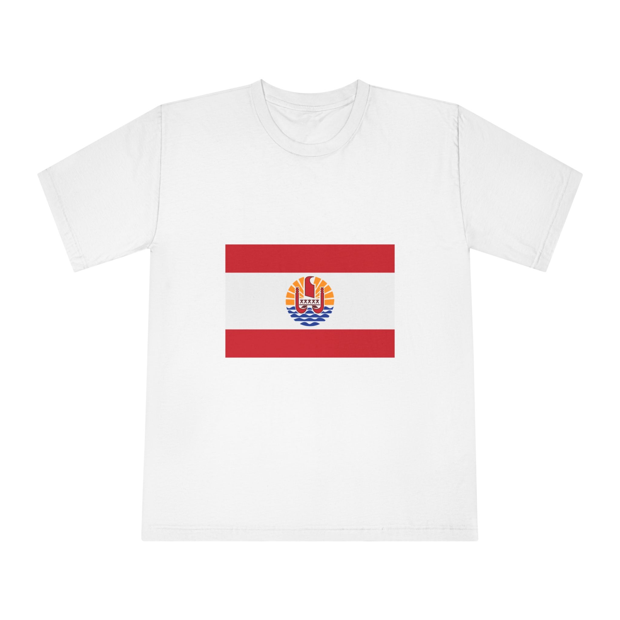 Flag of French Polynesia Unisex Classic Crewneck T Shirt