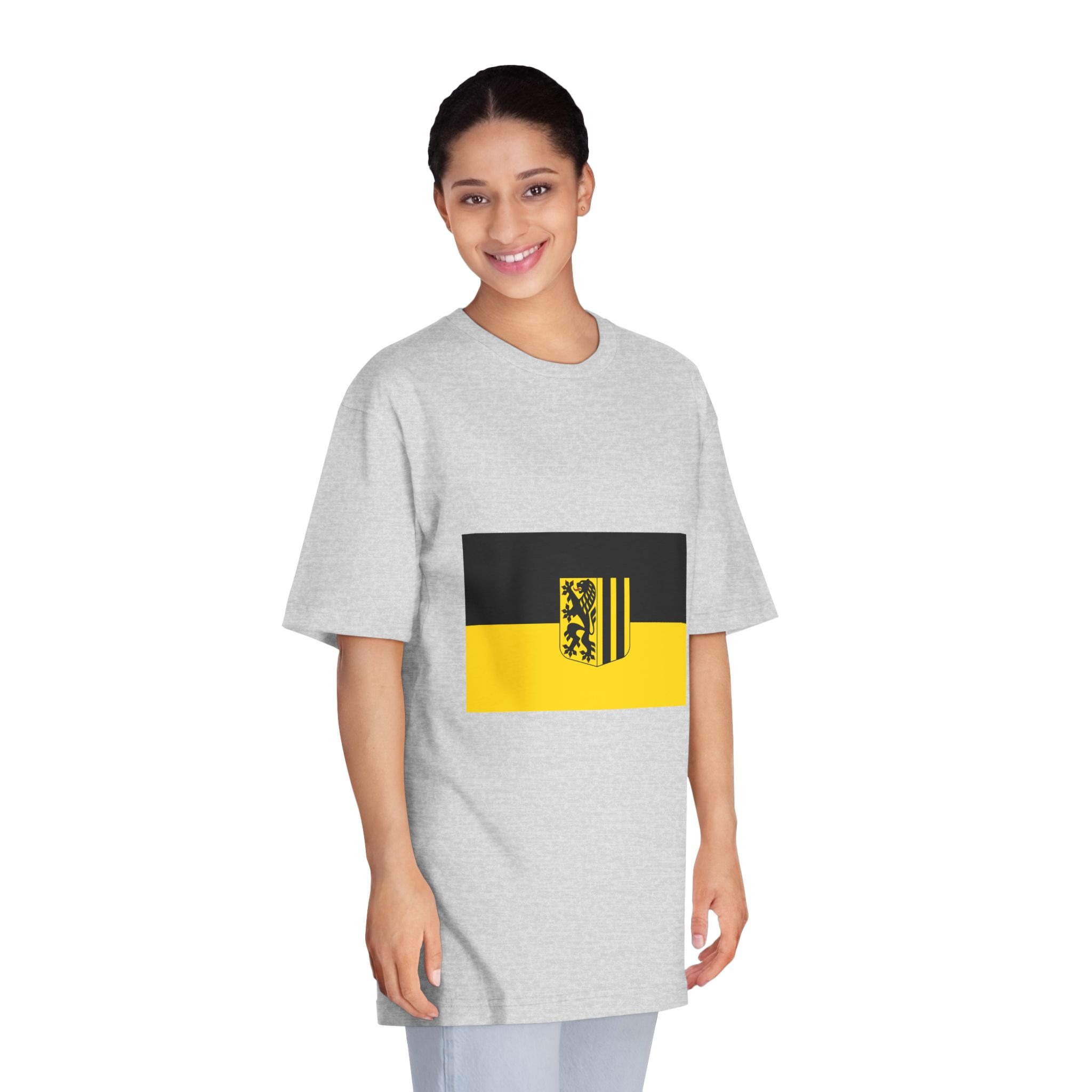 Flag of Dresden Unisex Classic Crewneck T Shirt - Image 15