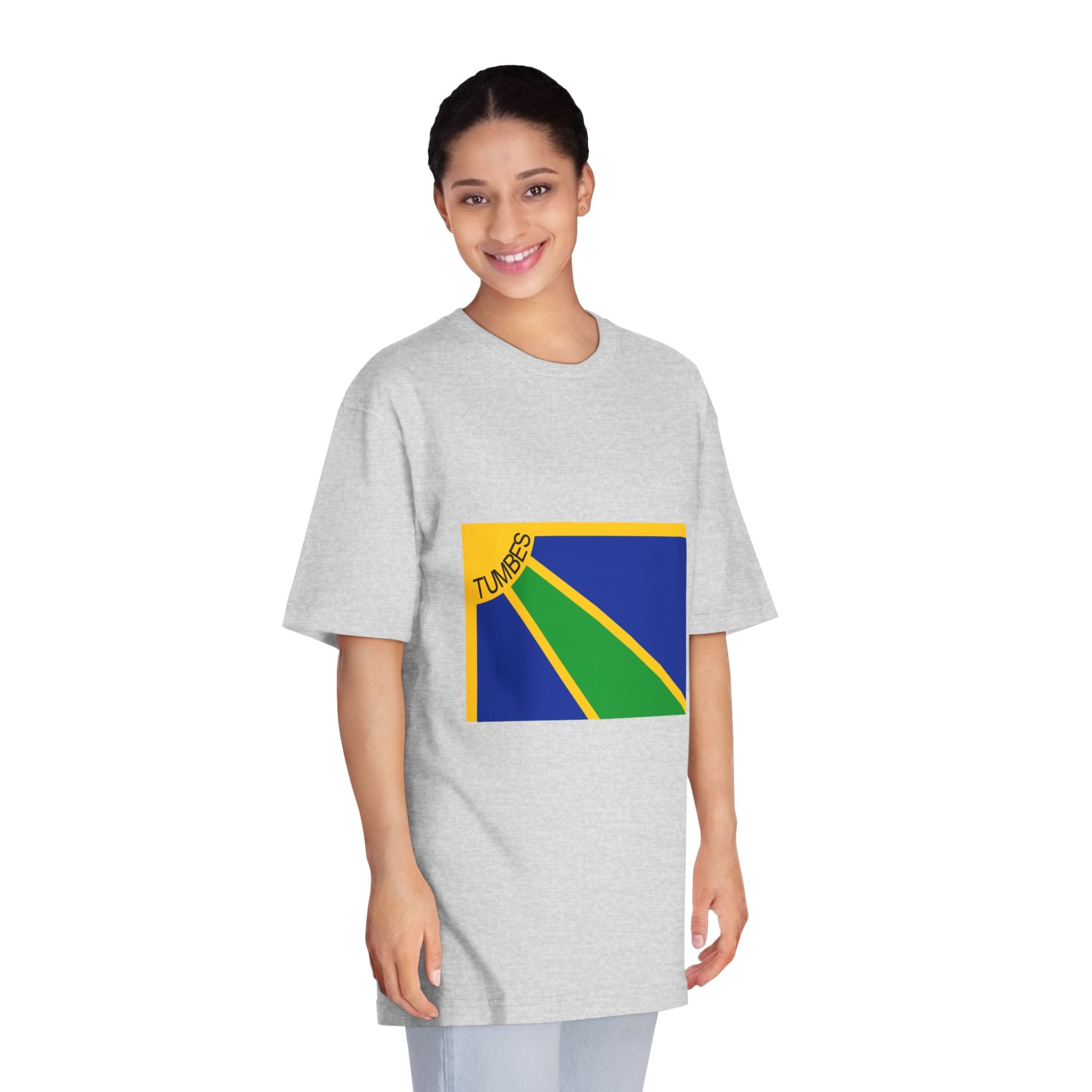 Bandera de Tumbes Unisex Classic Crewneck T Shirt - Image 15