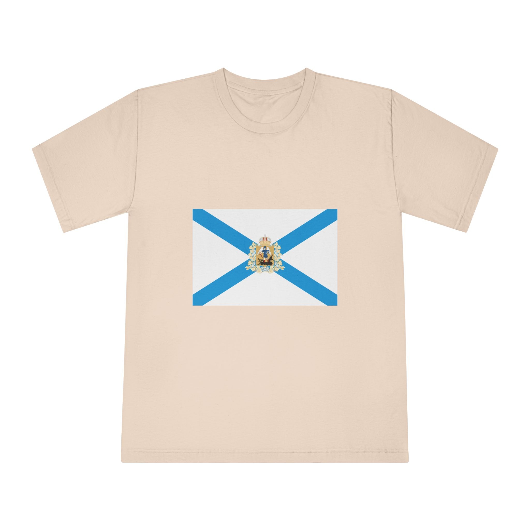 Flag of Arkhangelsk Oblast Unisex Classic Crewneck T Shirt - Image 9