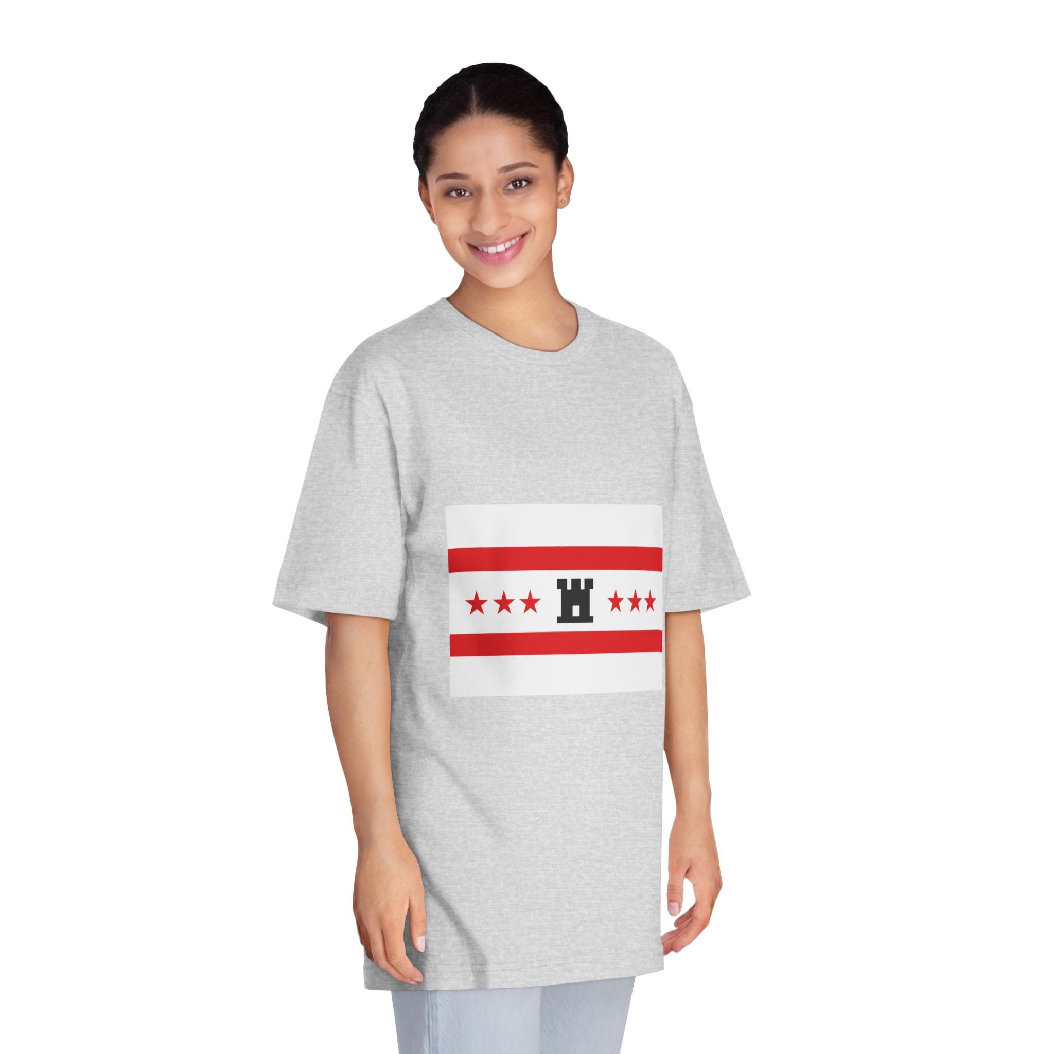Flag of Drenthe Unisex Classic Crewneck T Shirt - Image 15