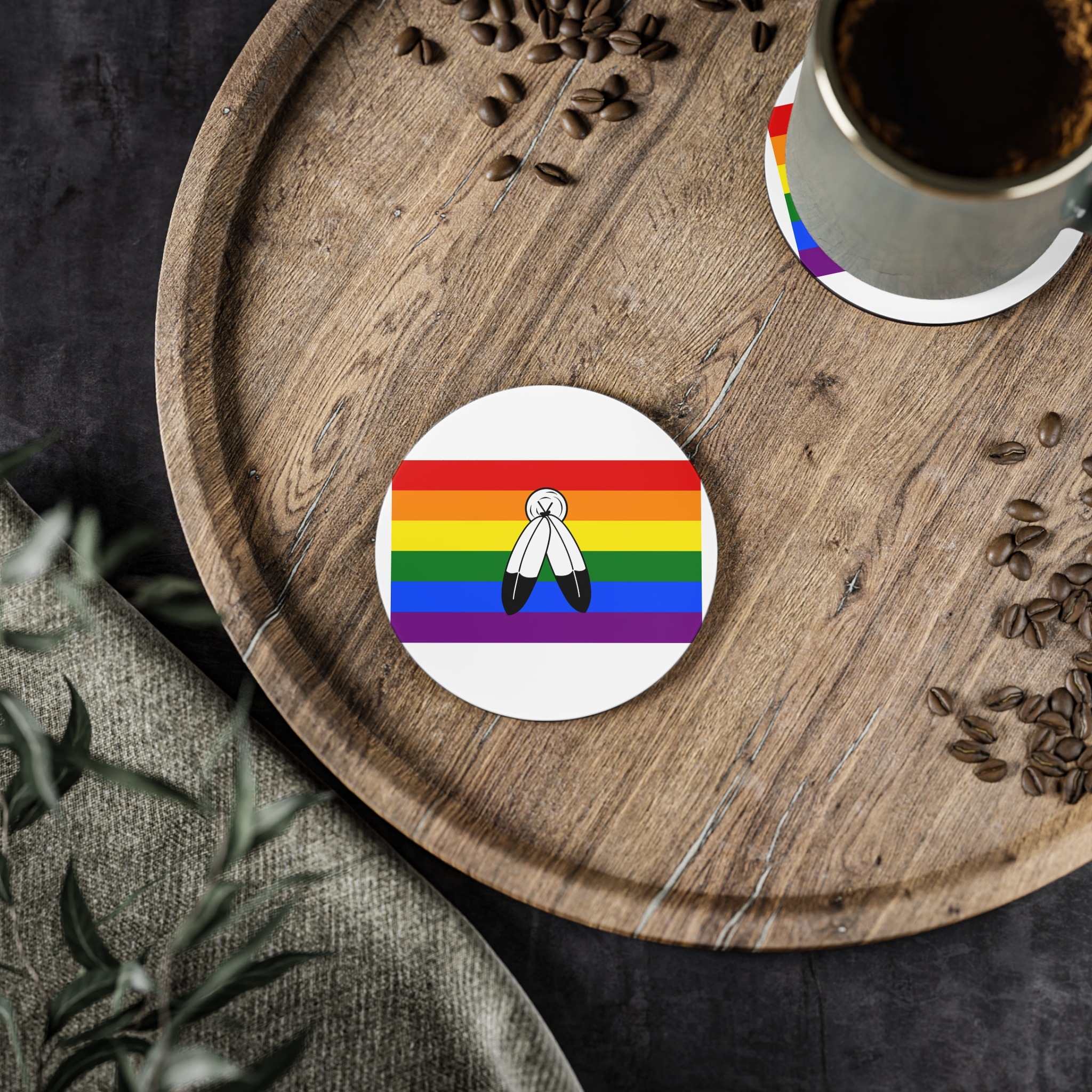 Two Spirit Flag Coasters - Image 2