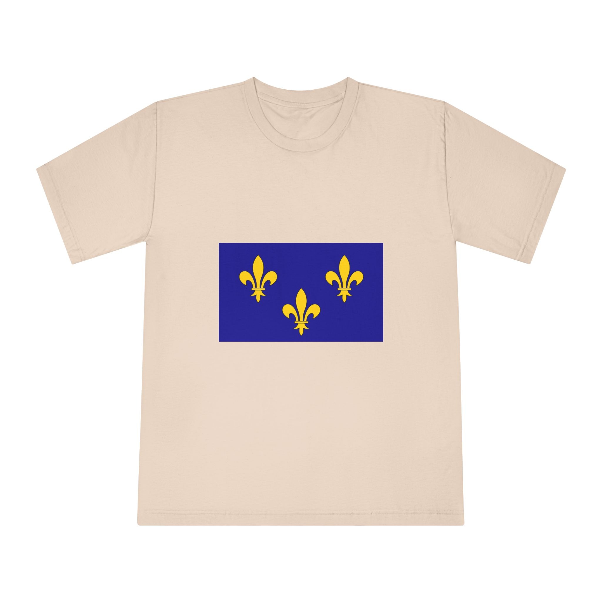 Cultural Flag of Île de France Unisex Classic Crewneck T Shirt - Image 9