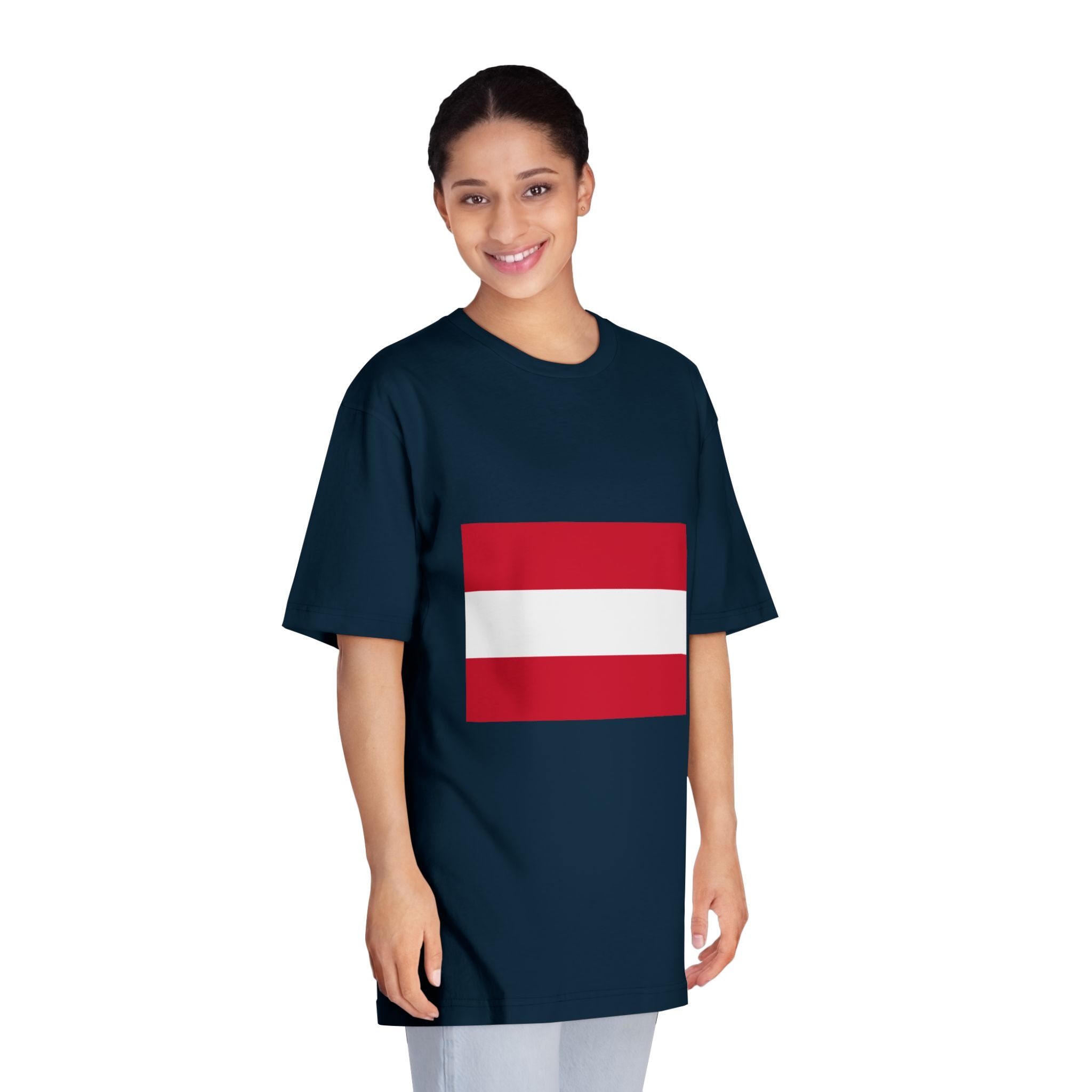 Flag of Austria Unisex Classic Crewneck T Shirt - Image 19
