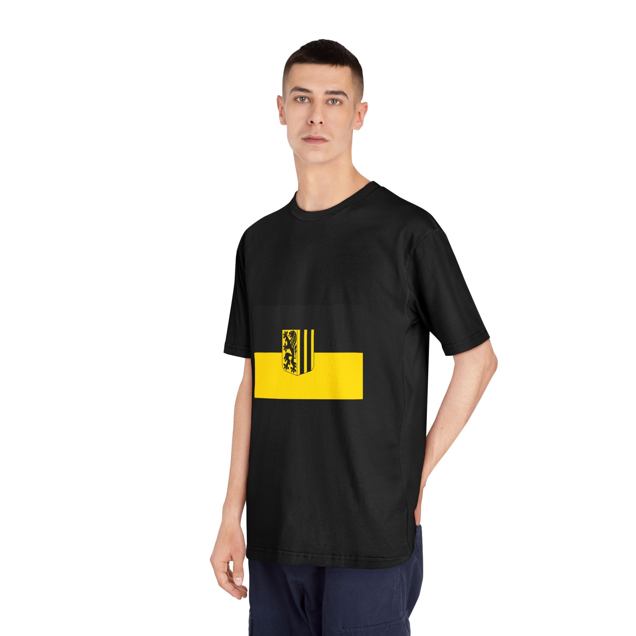 Flag of Dresden Unisex Classic Crewneck T Shirt - Image 8