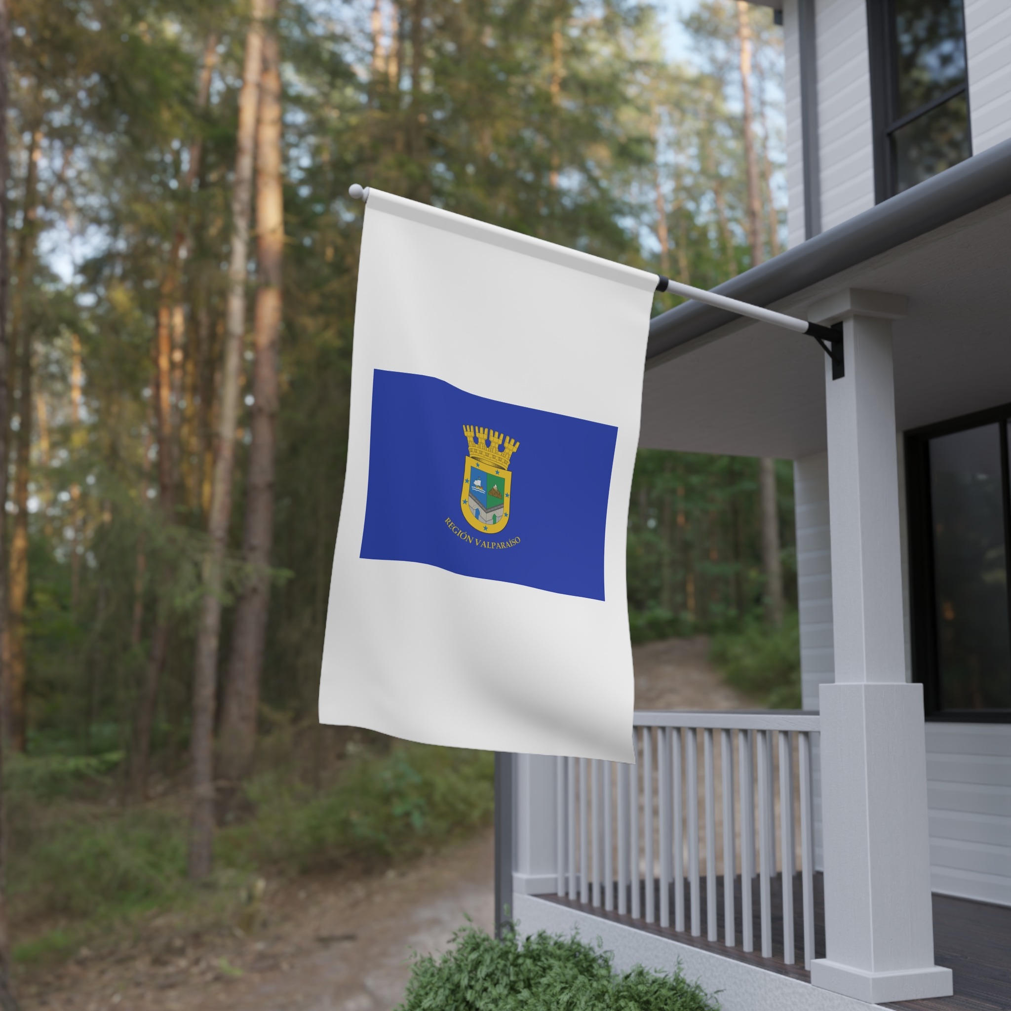 Flag of Valparaiso Region, Chile House Banner - Image 4
