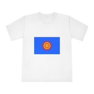 Flag of Obukhiv Raion Unisex Classic Crewneck T Shirt