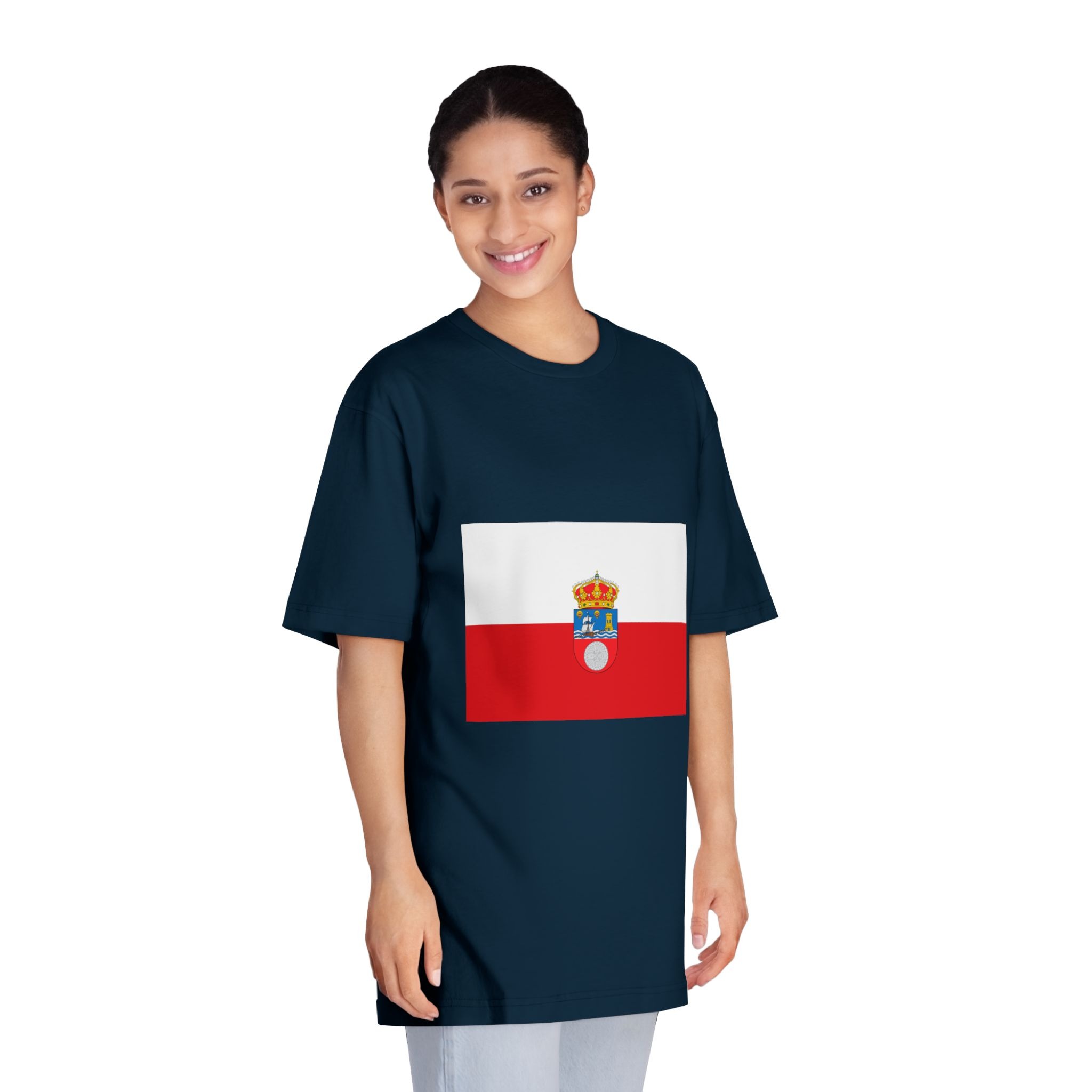 Flag of Cantabria Unisex Classic Crewneck T Shirt - Image 19