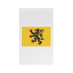 Nord Pas de Calais Flag Red Blue Stripes Regional Flag Northern France French Heritage Symbol House Banner