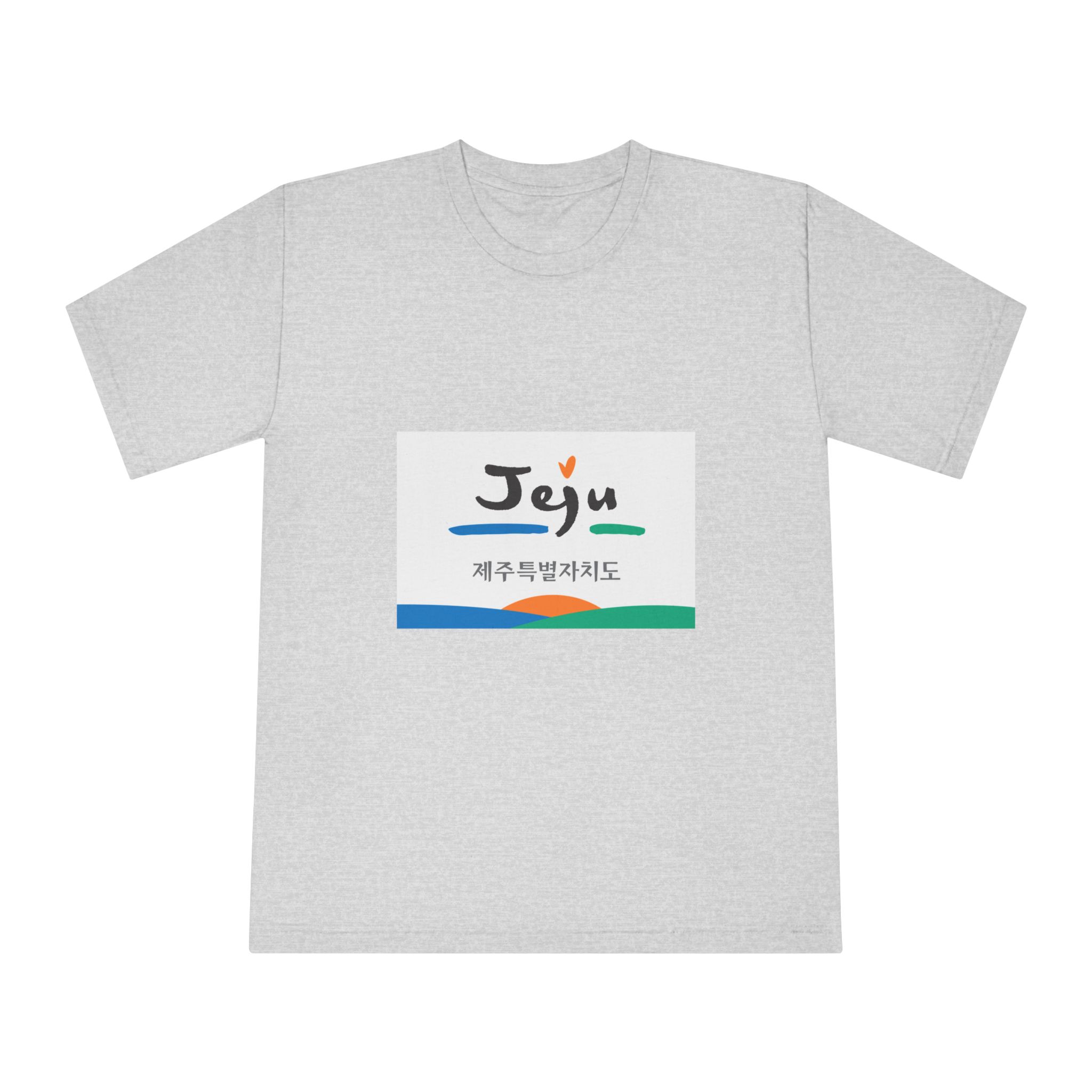 Flag of Jeju Province Unisex Classic Crewneck T Shirt - Image 13