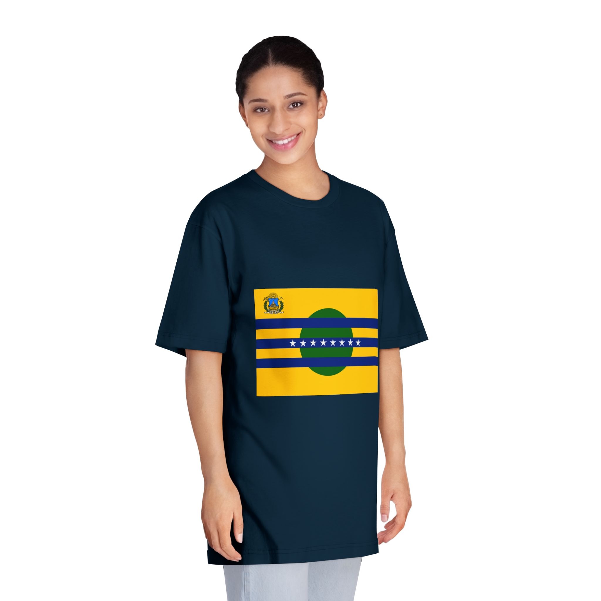 Flag of Bolívar State Unisex Classic Crewneck T Shirt - Image 19