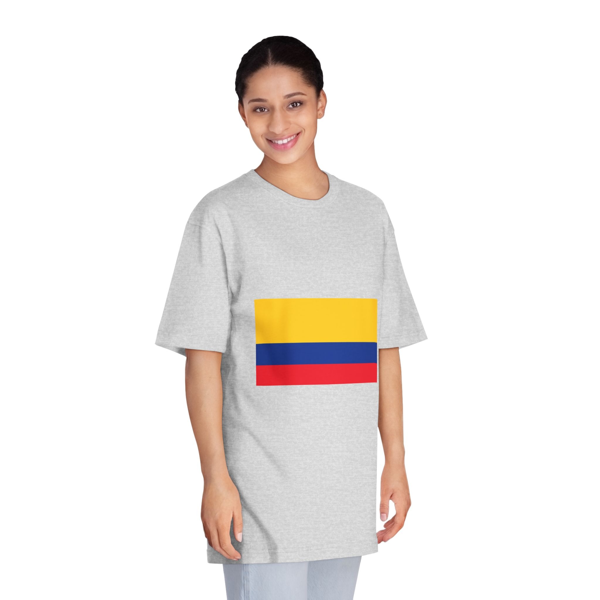Colombia Flag Unisex Classic Crewneck T Shirt - Image 15