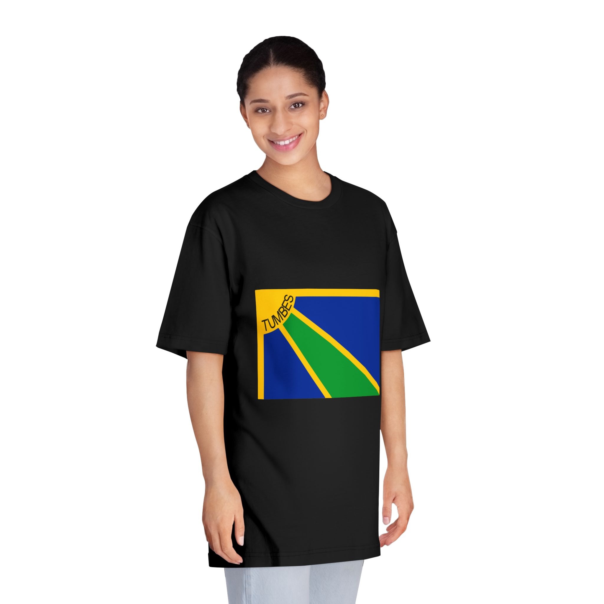 Bandera de Tumbes Unisex Classic Crewneck T Shirt - Image 7