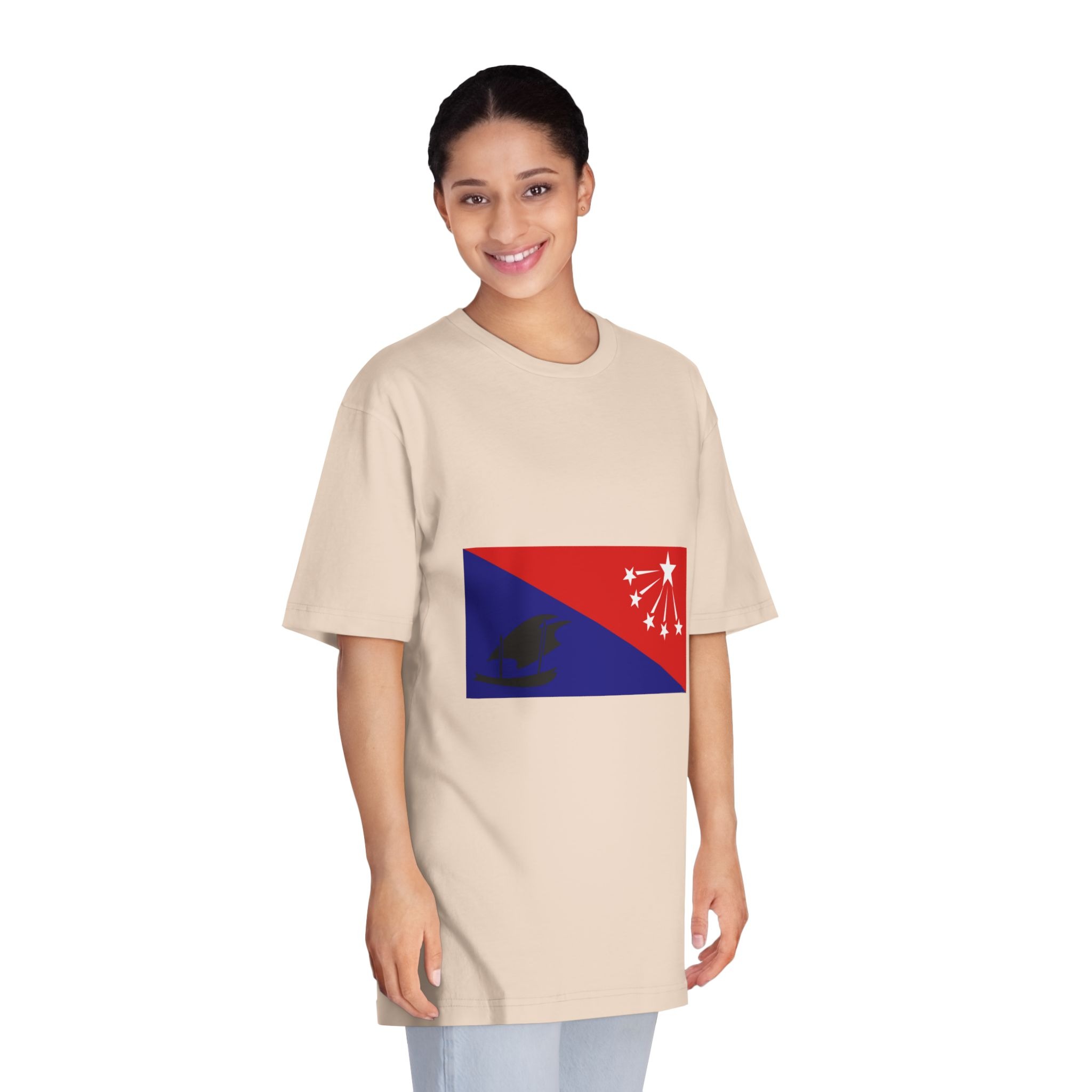 Flag of Central Province, Papua New Guinea Unisex Classic Crewneck T Shirt - Image 11