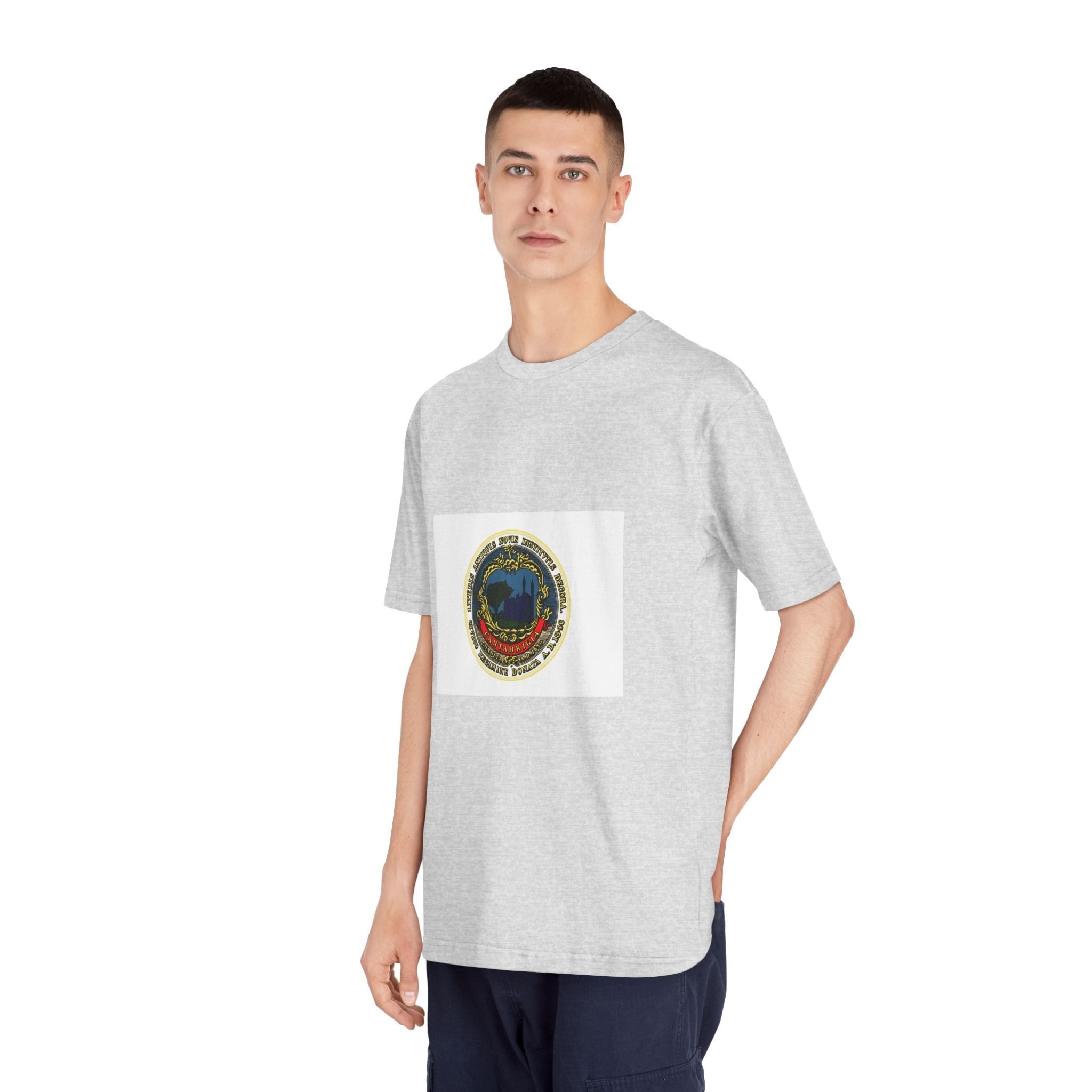 Flag of Cambridge, Massachusetts Unisex Classic Crewneck T Shirt - Image 16