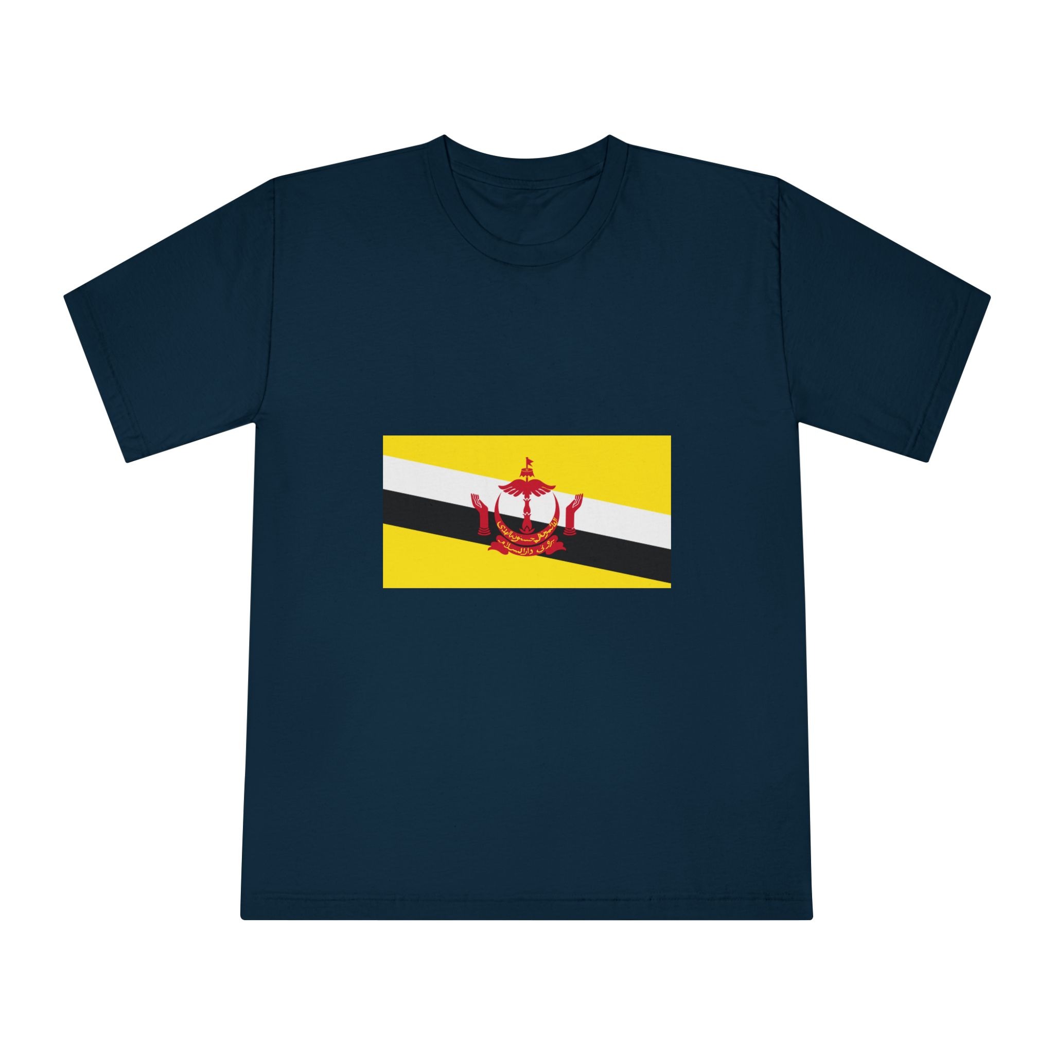 Brunai Flag Unisex Classic Crewneck T Shirt - Image 17