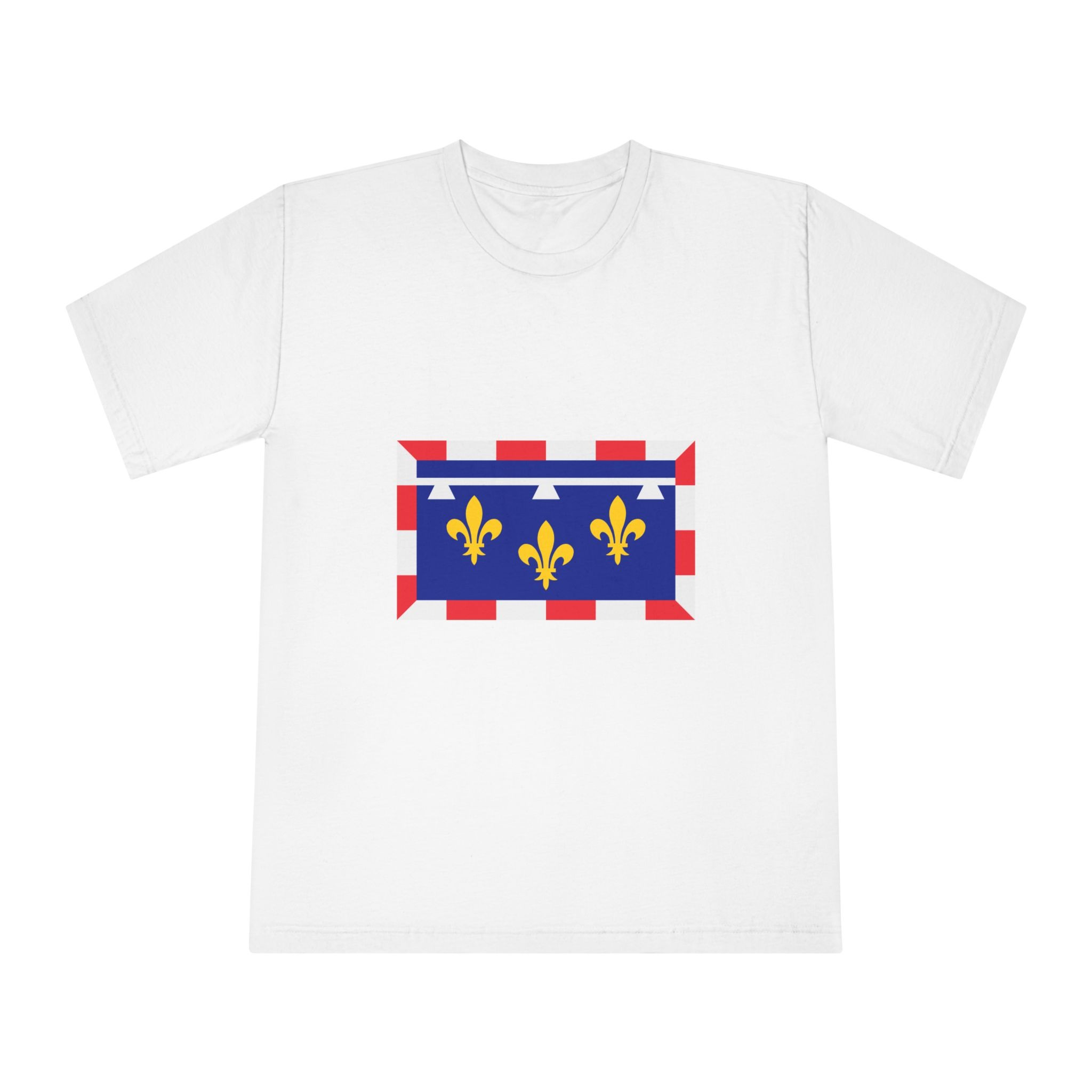 Flag of Centre Val de Loire Unisex Classic Crewneck T Shirt