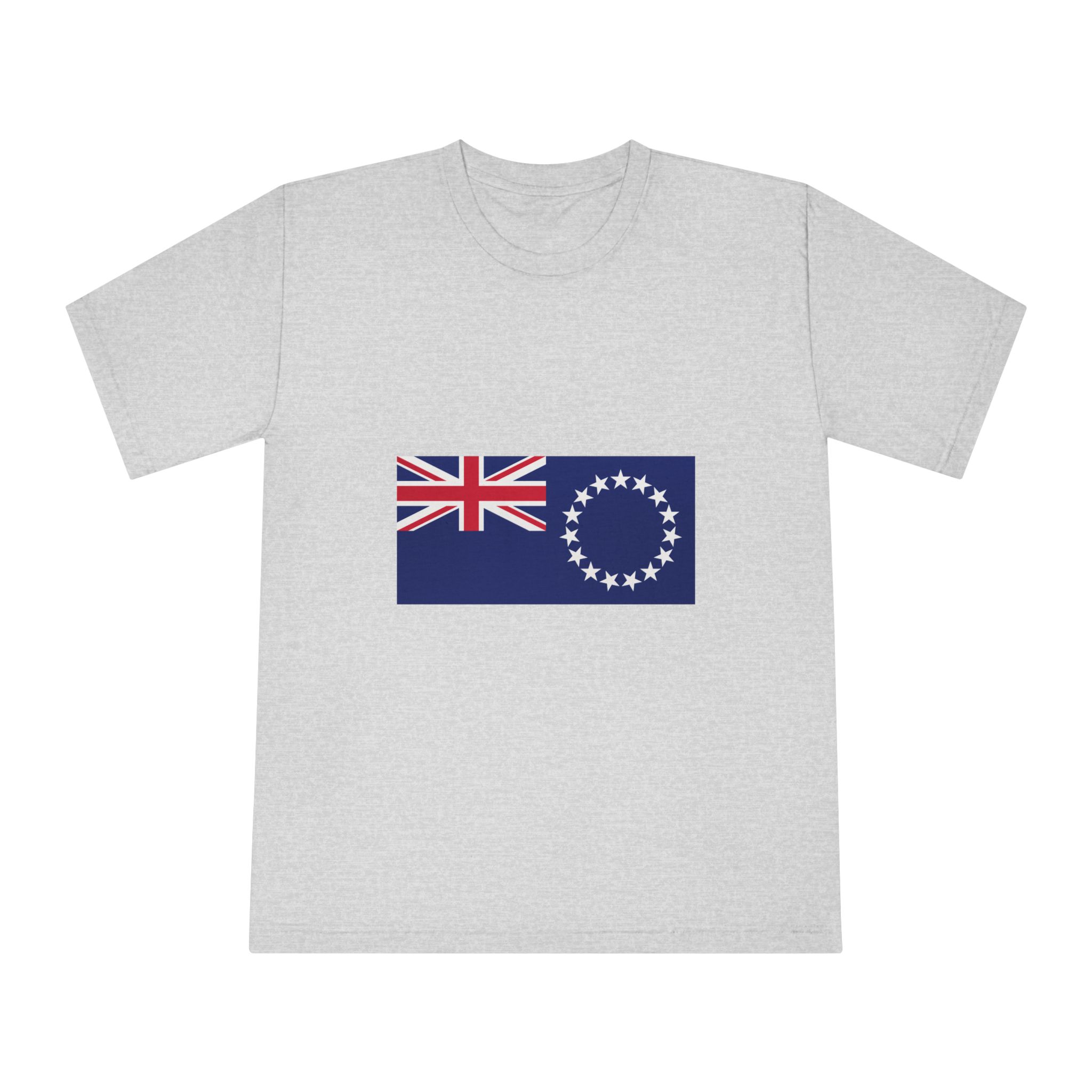 Cook Islands Flag Unisex Classic Crewneck T Shirt - Image 13