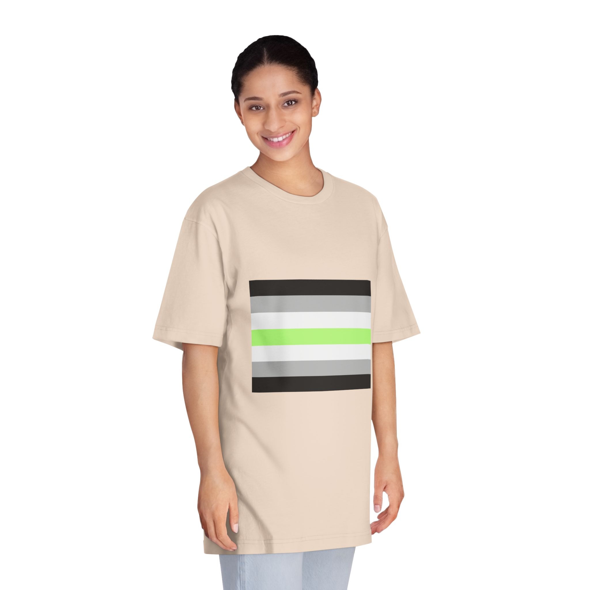 Agender Pride Flag Unisex Classic Crewneck T Shirt - Image 11
