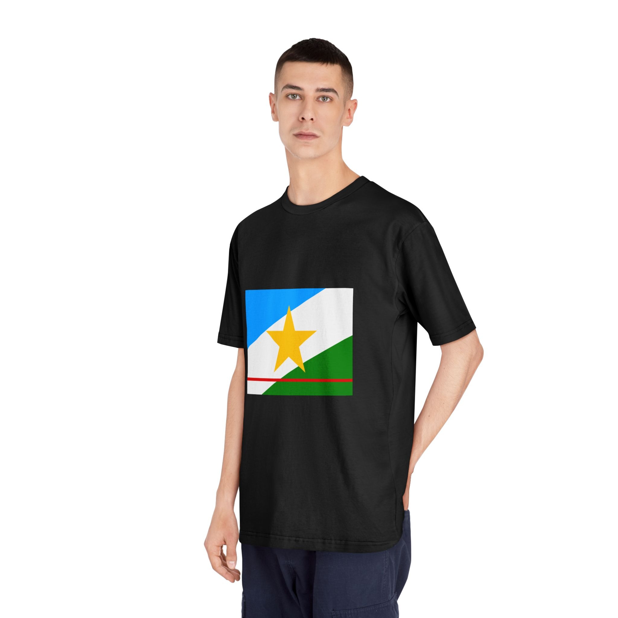 Bandeira de Roraima Unisex Classic Crewneck T Shirt - Image 8